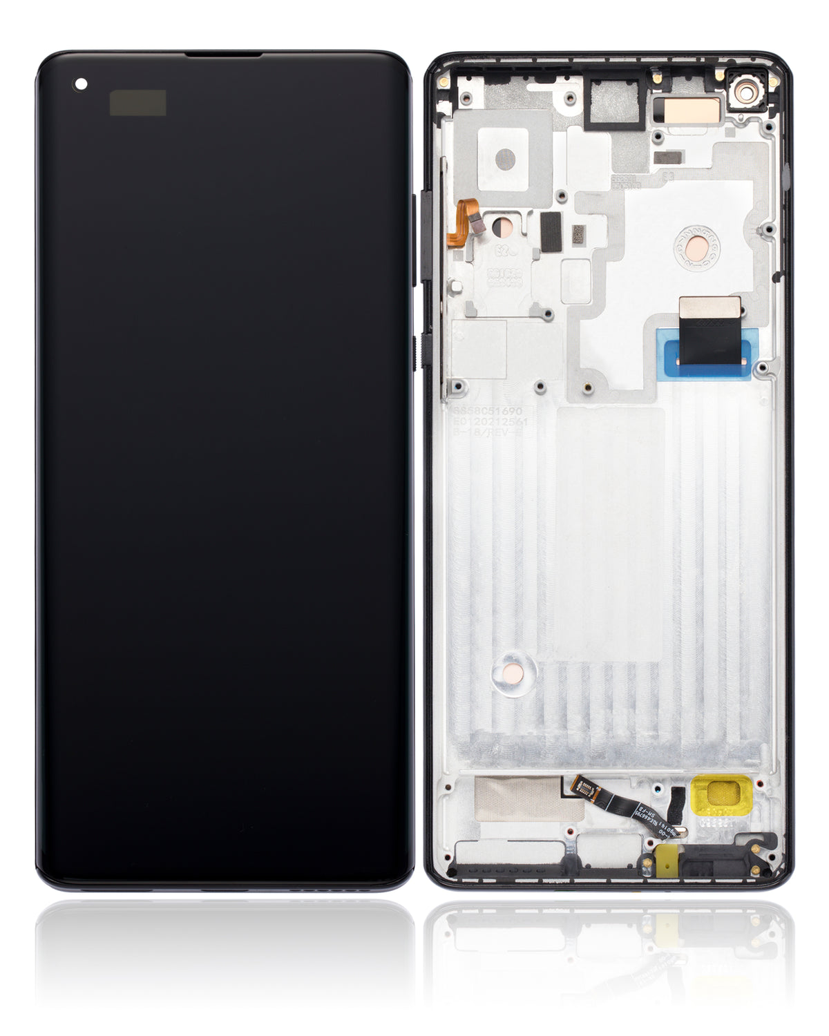 OLED Assembly With Frame For Motorola Moto Edge Plus (XT2061 / 2020) (Refurbished) (Black) | SKU 107082024403 | image 6