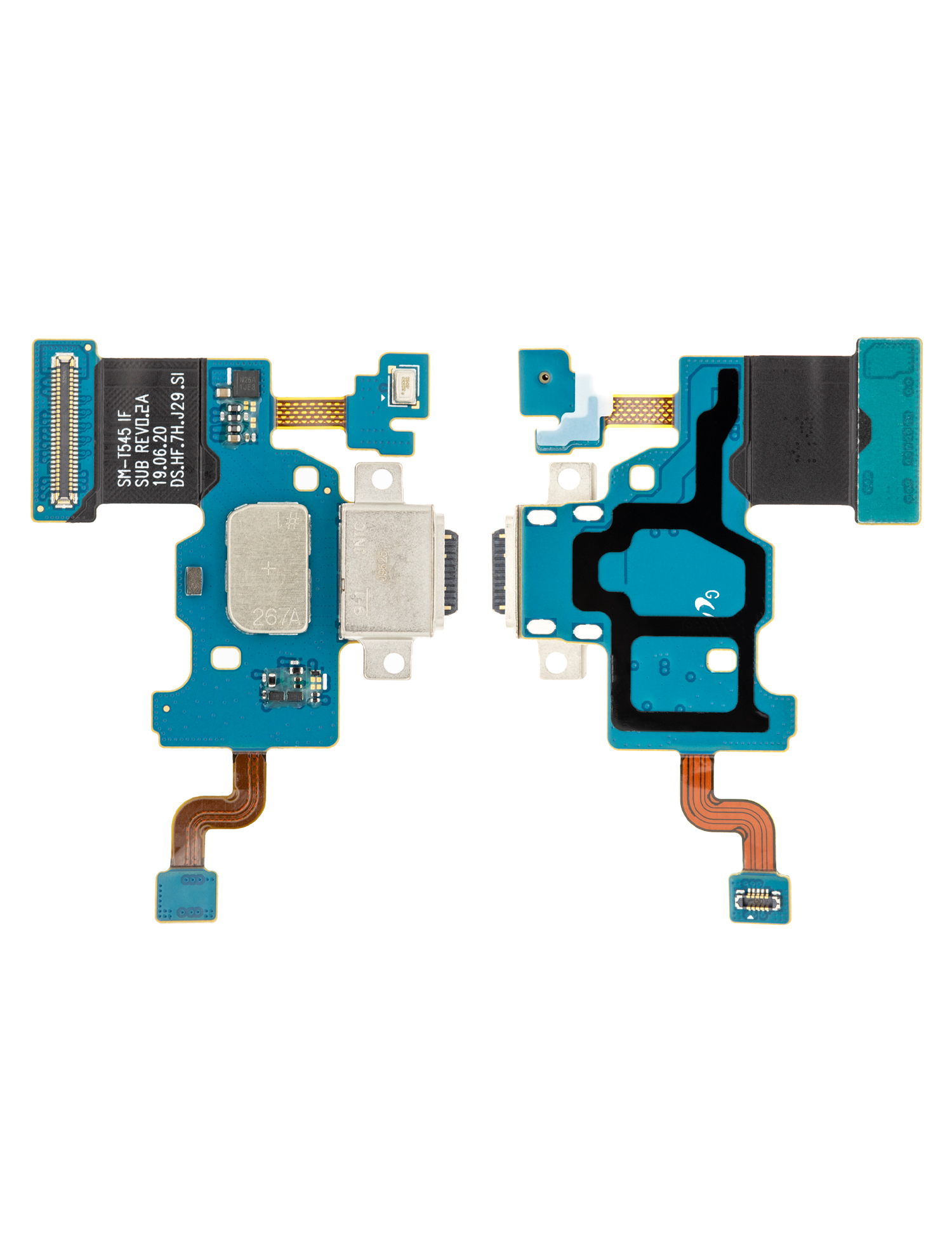Charging Port Flex Cable With Microphone For Samsung Galaxy Tab Active Pro 10.1" (T545 / T540 / T547) (2019) (Premium) Samsung Galaxy Tab Active replacement part - product image 2