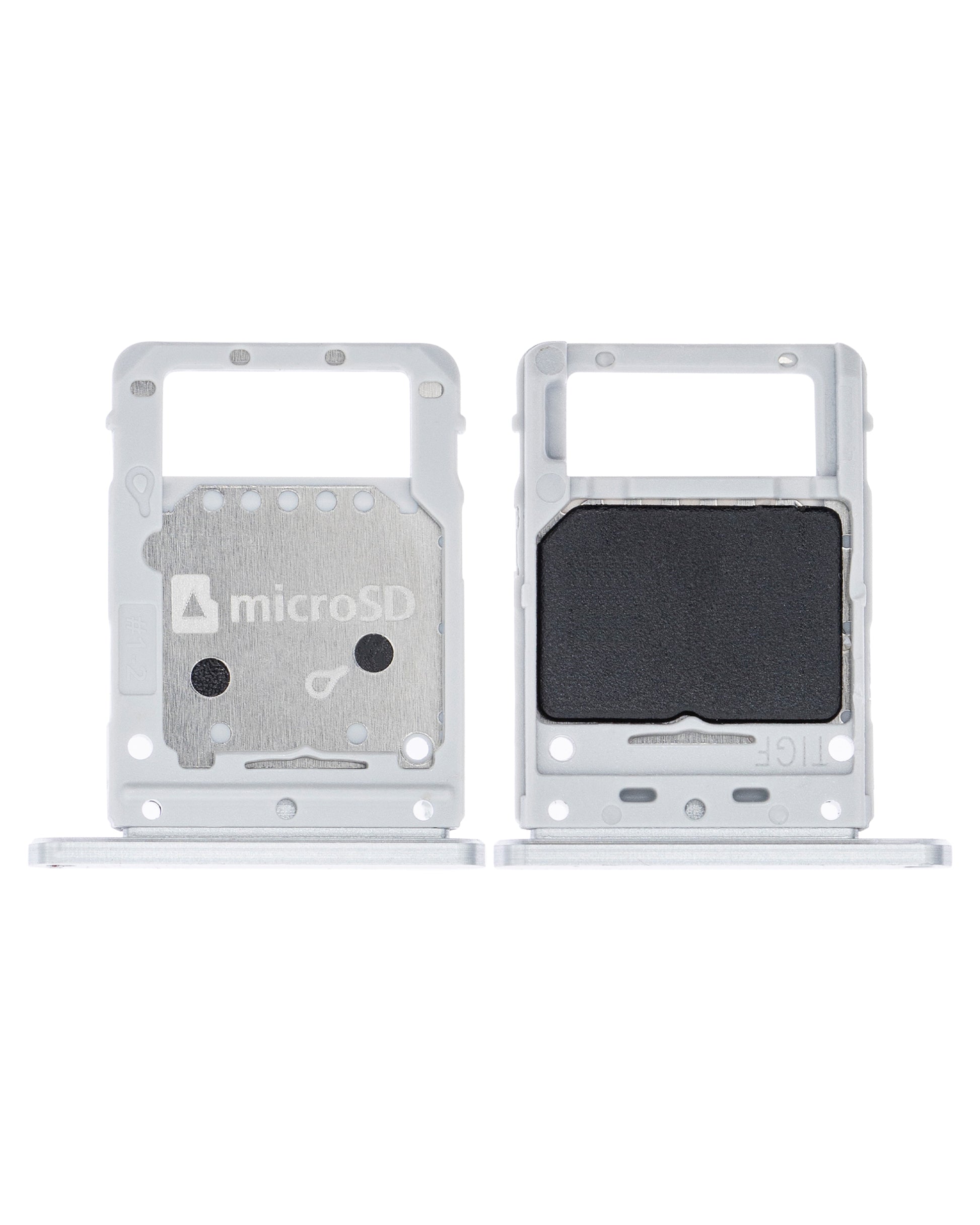 Single Sim Card Tray Compatible For Samsung Galaxy Tab S7 Plus (T970 / T975 / T976) (Mystic Silver) - product image 2