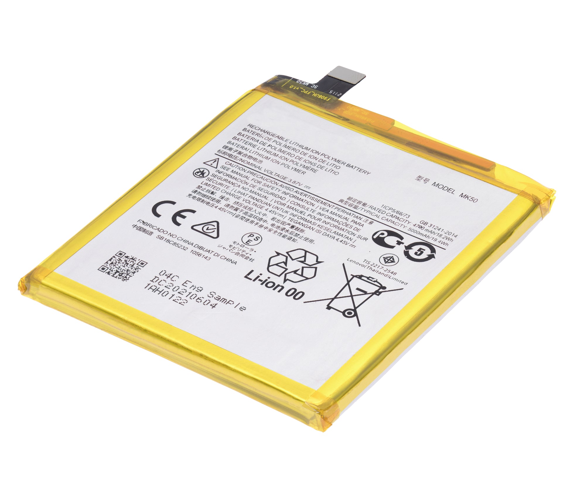 Replacement Battery For Motorola Moto G 5G (XT2113-3 / 2020) / One 5G Ace (XT2113 / 2020) / One 5G Ace (XT2113-2 / 2021) (MK50) replacement part for compatible Motorola phone, SKU 107082025169, product image 4