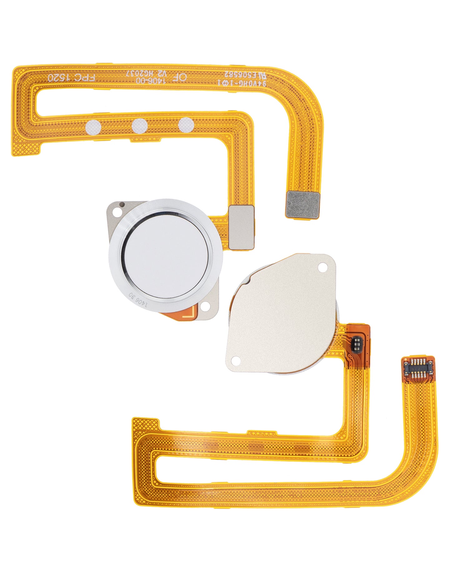 Fingerprint Reader With Flex Cable For Motorola Moto G Fast (XT2045-3 / 2020) (Pearl White) | compatible mobile phone replacement part | SKU 107082025199 | product image 2