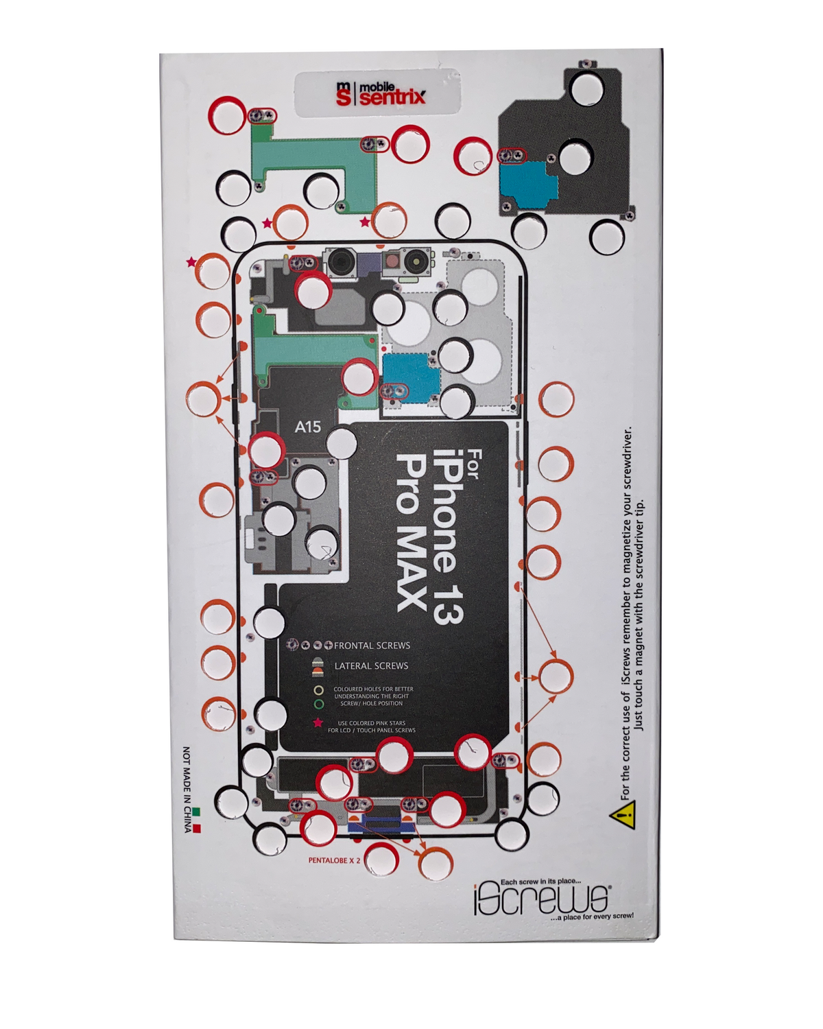 iScrews Position Mat For iPhone 13 Pro Max (dottorpod)
