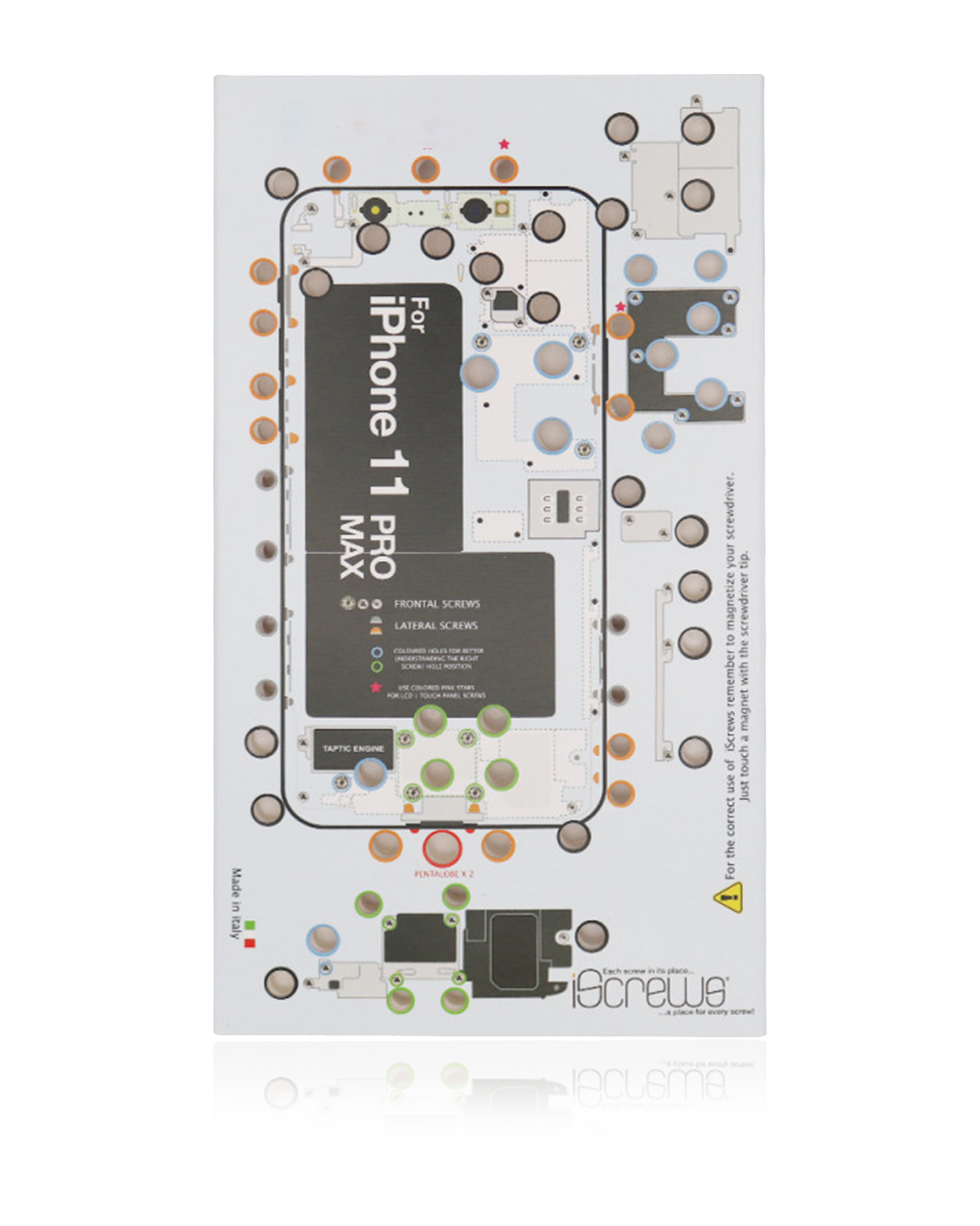 iScrews Position Mat For iPhone 11 Pro Max (dottorpod)