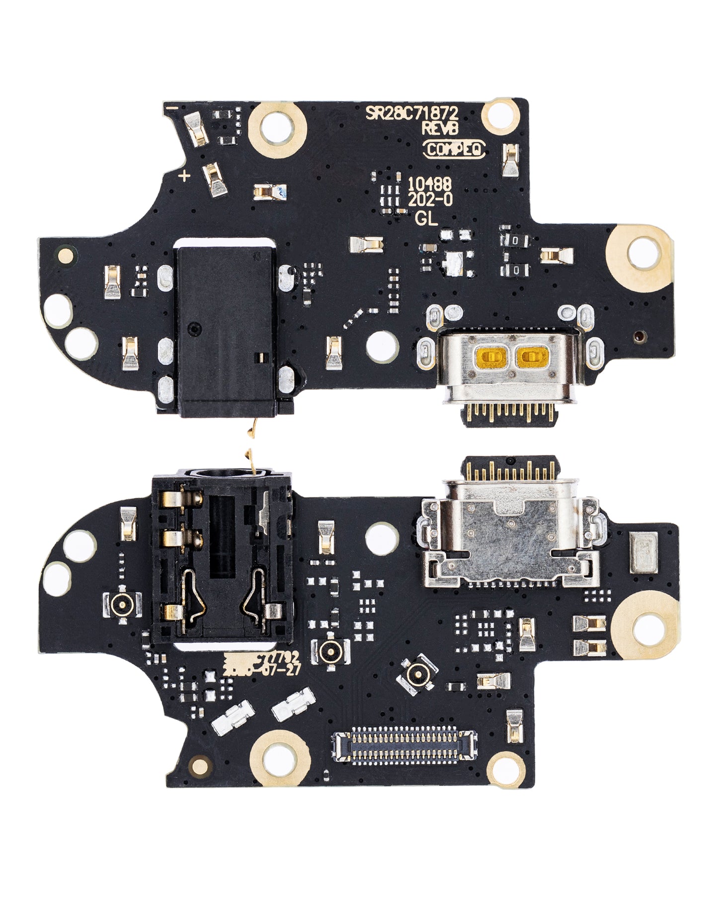 Charging Port Board With Headphone Jack For Motorola One 5G (XT2075 / 2020) (Aftermarket Plus) - Motorola replacement part - product image 2 - SKU 107082025522