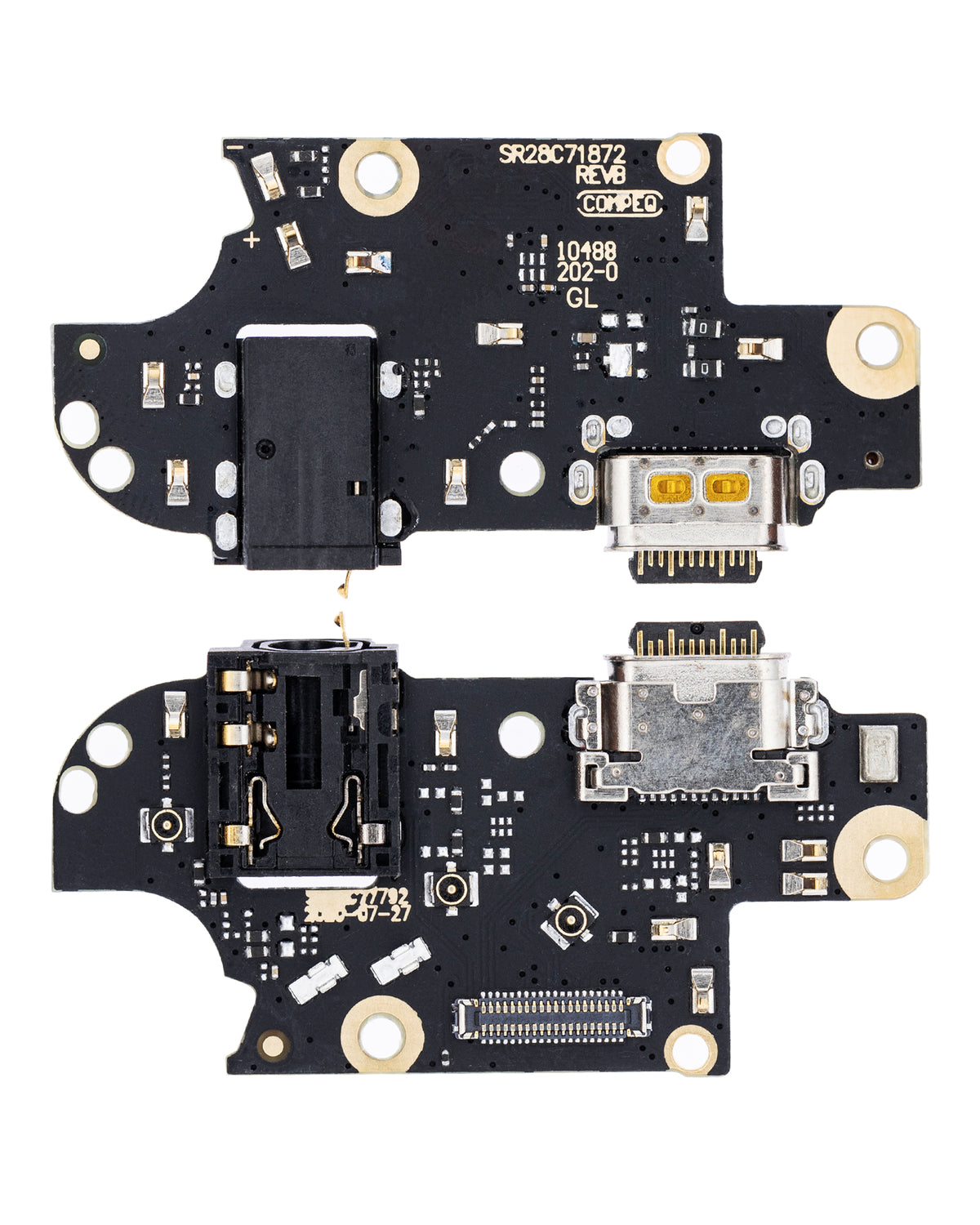 Charging Port Board With Headphone Jack For Motorola One 5G (XT2075 / 2020) (Aftermarket Plus) - Motorola replacement part - product image 2 - SKU 107082025522