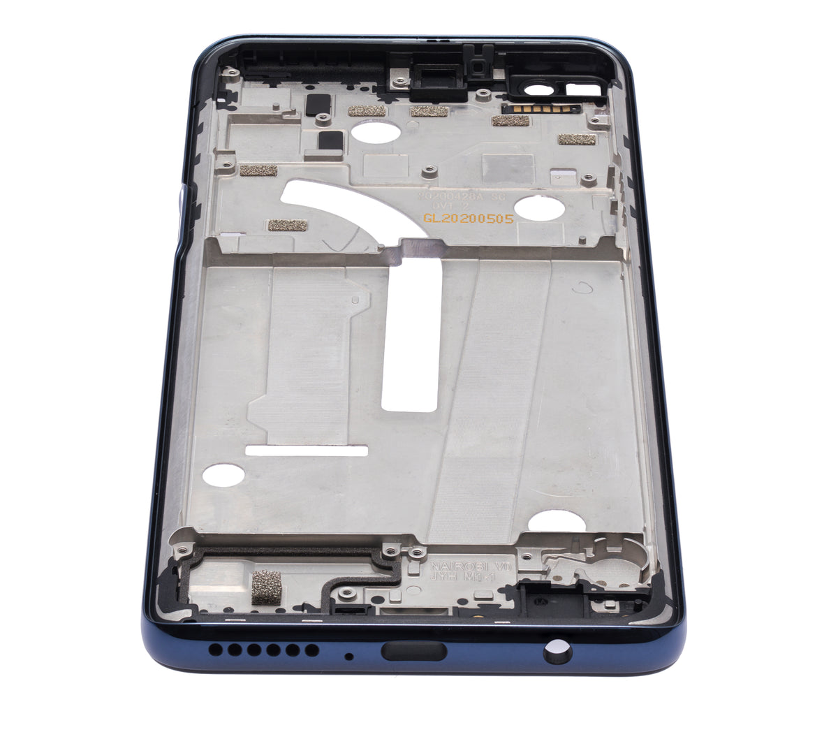 Mid-Frame Housing For Motorola One 5G (XT2075 / 2020) / One 5G Ace (XT2113 / 2021) (Oxford Blue) - Motorola replacement part - product image 10 - SKU 107082025525