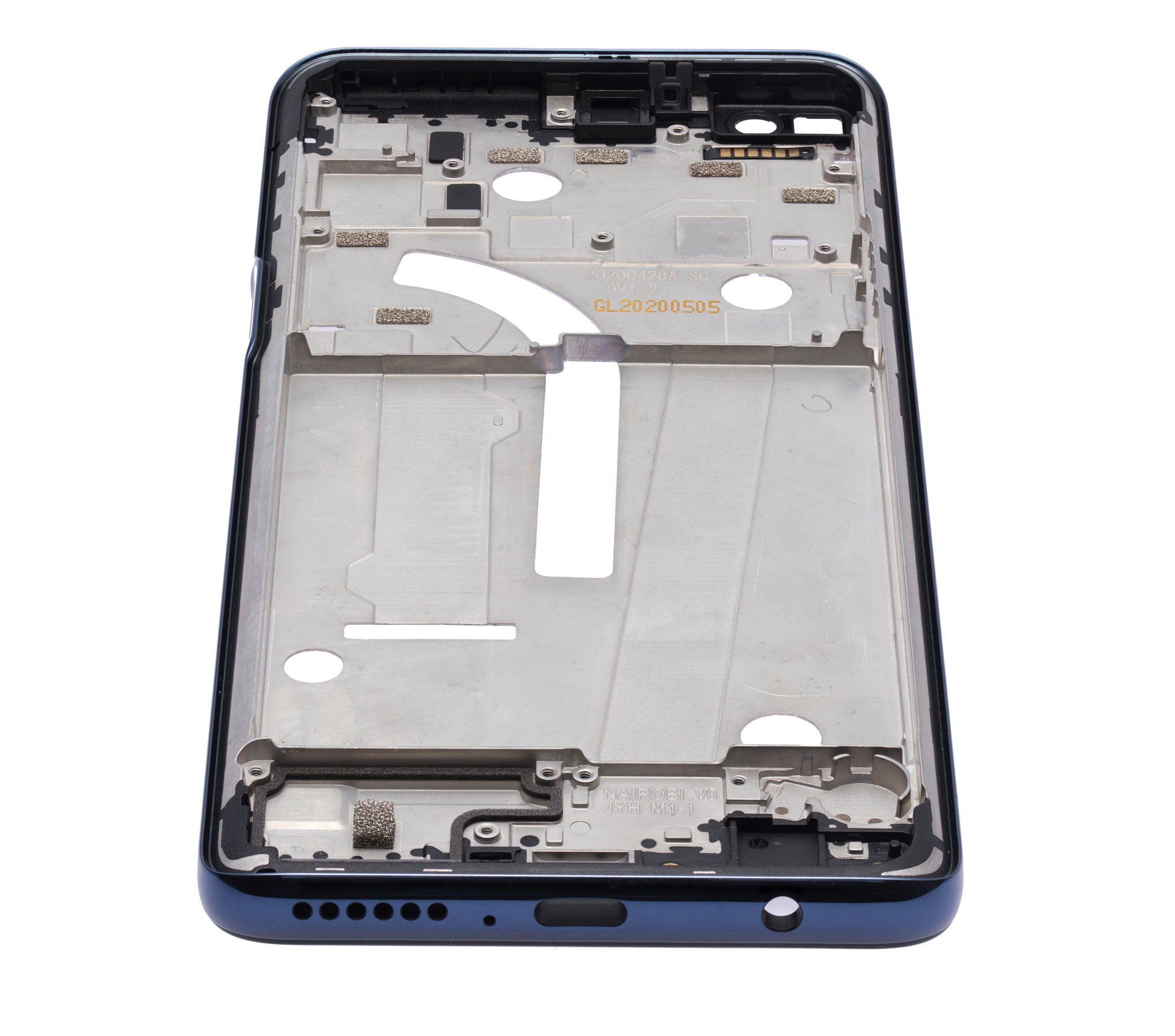 Mid-Frame Housing For Motorola One 5G (XT2075 / 2020) / One 5G Ace (XT2113 / 2021) (Oxford Blue) - Motorola replacement part - product image 10 - SKU 107082025525
