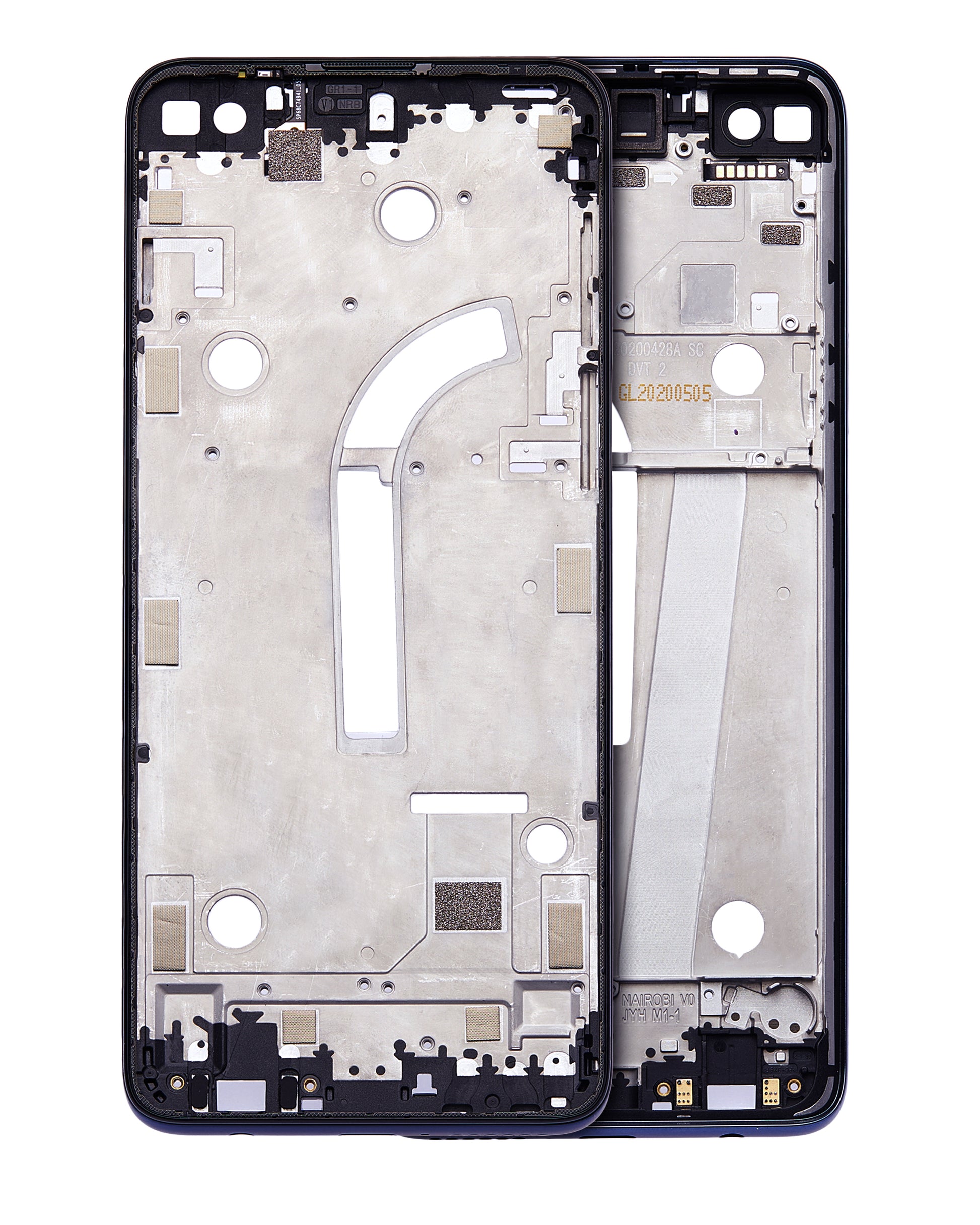 Mid-Frame Housing For Motorola One 5G (XT2075 / 2020) / One 5G Ace (XT2113 / 2021) (Oxford Blue) replacement part for compatible Motorola phone, SKU 107082025525, product image 1