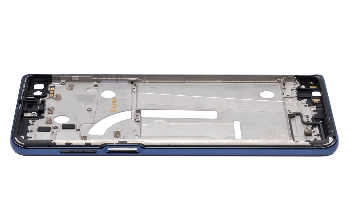 Mid-Frame Housing For Motorola One 5G (XT2075 / 2020) / One 5G Ace (XT2113 / 2021) (Oxford Blue) - Motorola replacement part - product image 6 - SKU 107082025525