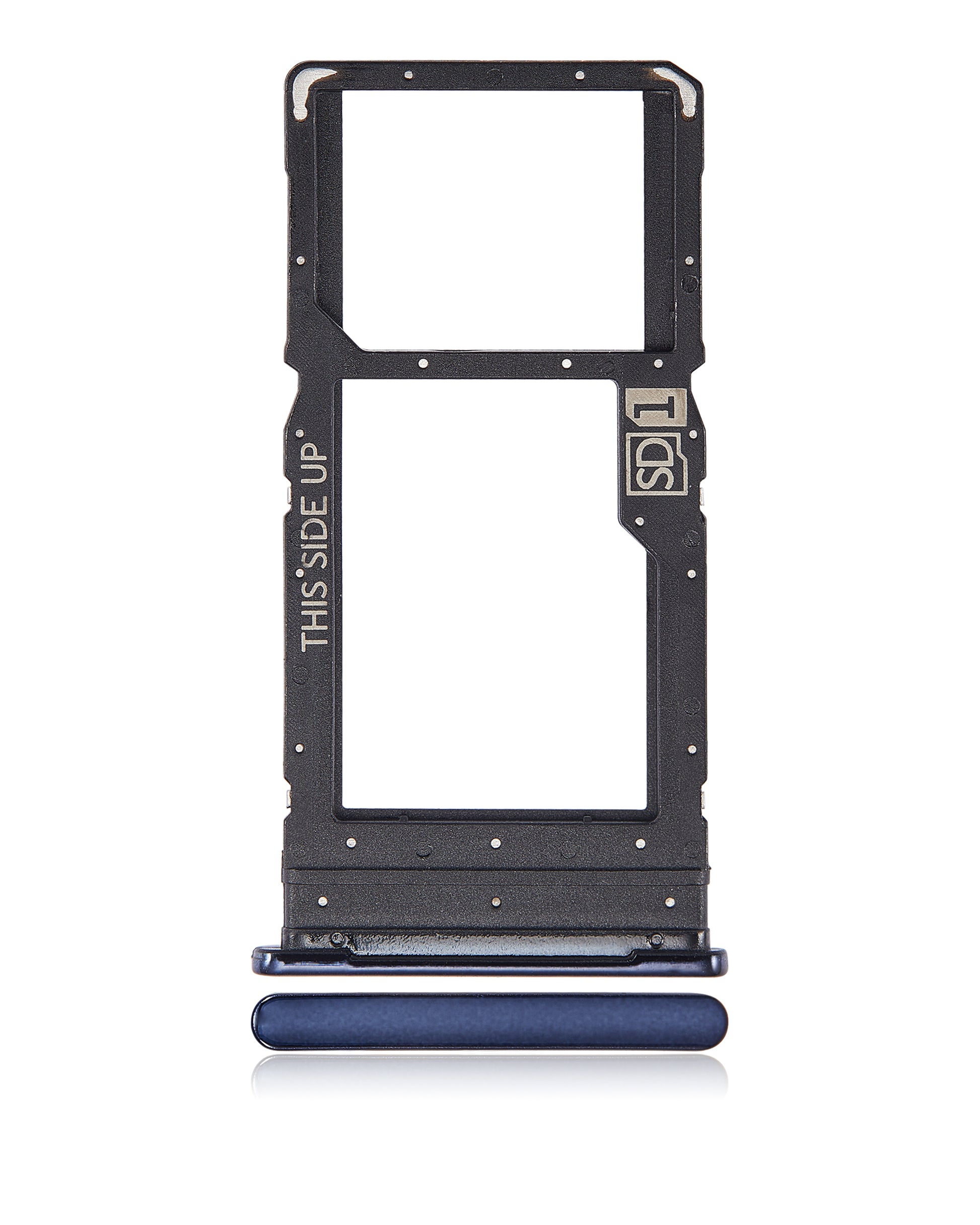 Single Sim Card Tray For Motorola One 5G (XT2113 / 2020) (Oxford Blue) replacement part for compatible Motorola phone, SKU 107082025528, product image 2