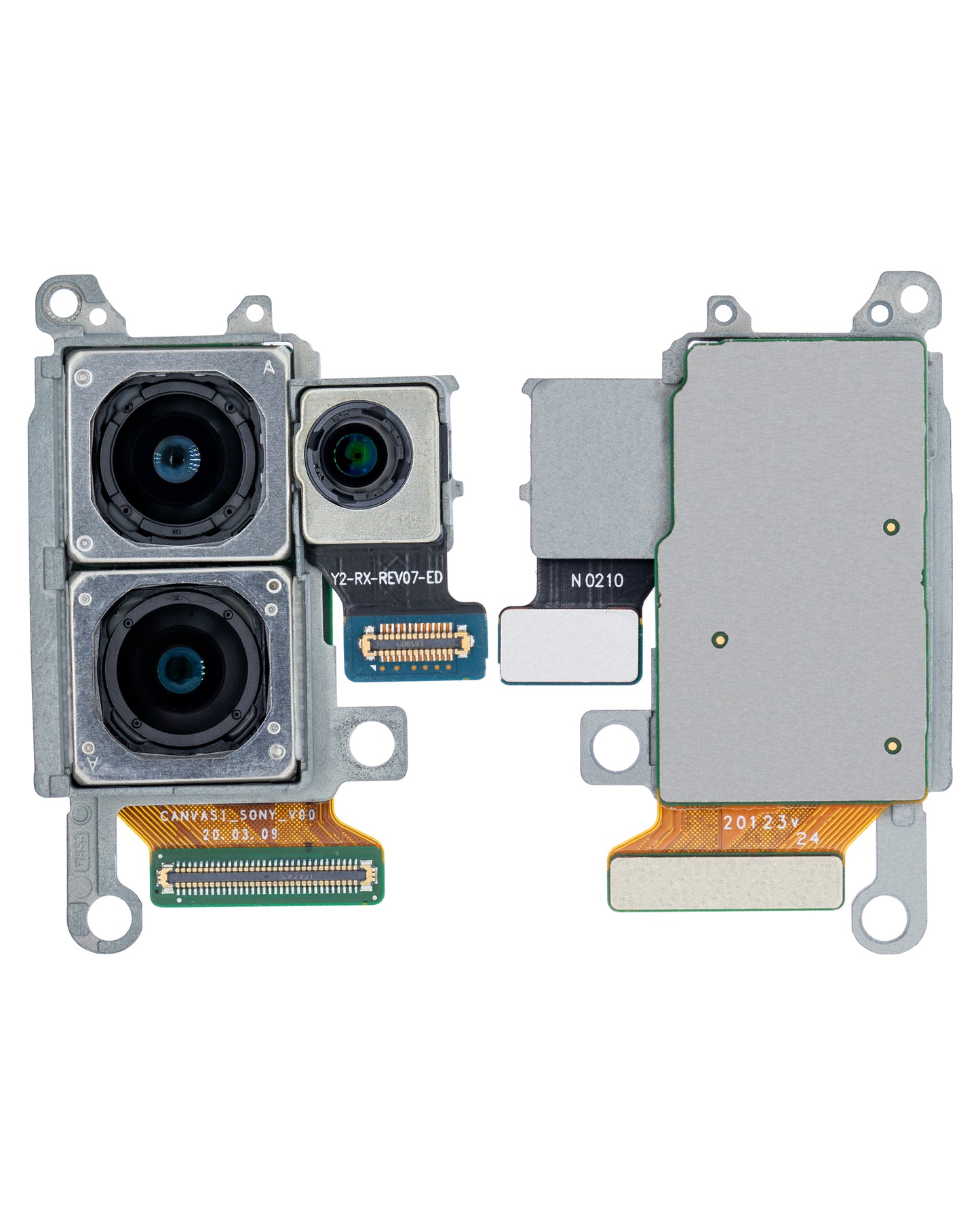 Back Camera Module (Wide & Telephoto & Depthvision) For Samsung Galaxy S20 Plus / 5G (US Version) (Used OEM Pull: Grade A)