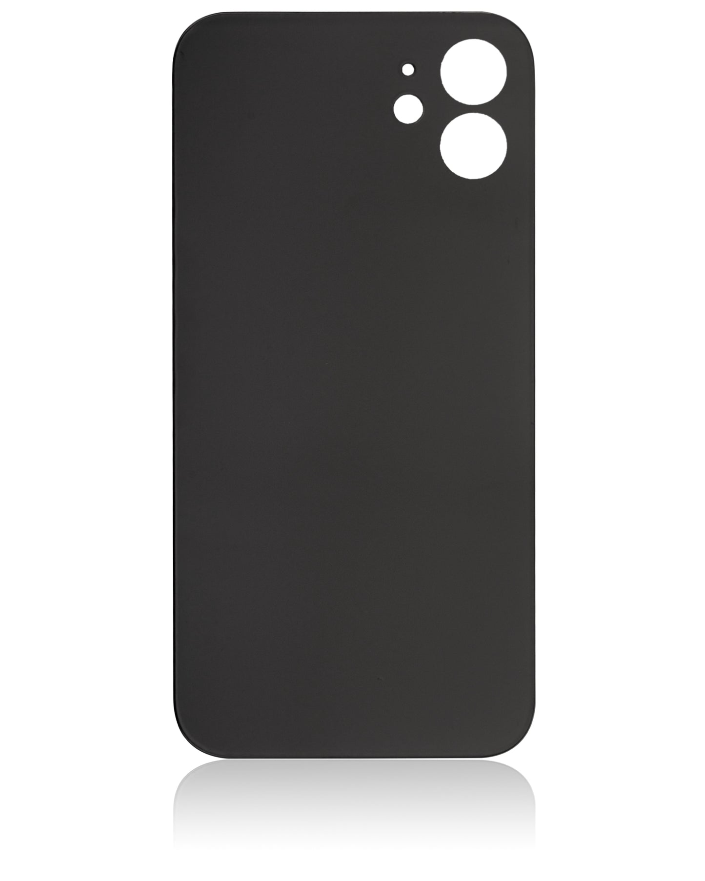 Back Glass With 3M Adhesive For iPhone 12 (No Logo / Large Camera Hole) (Purple)