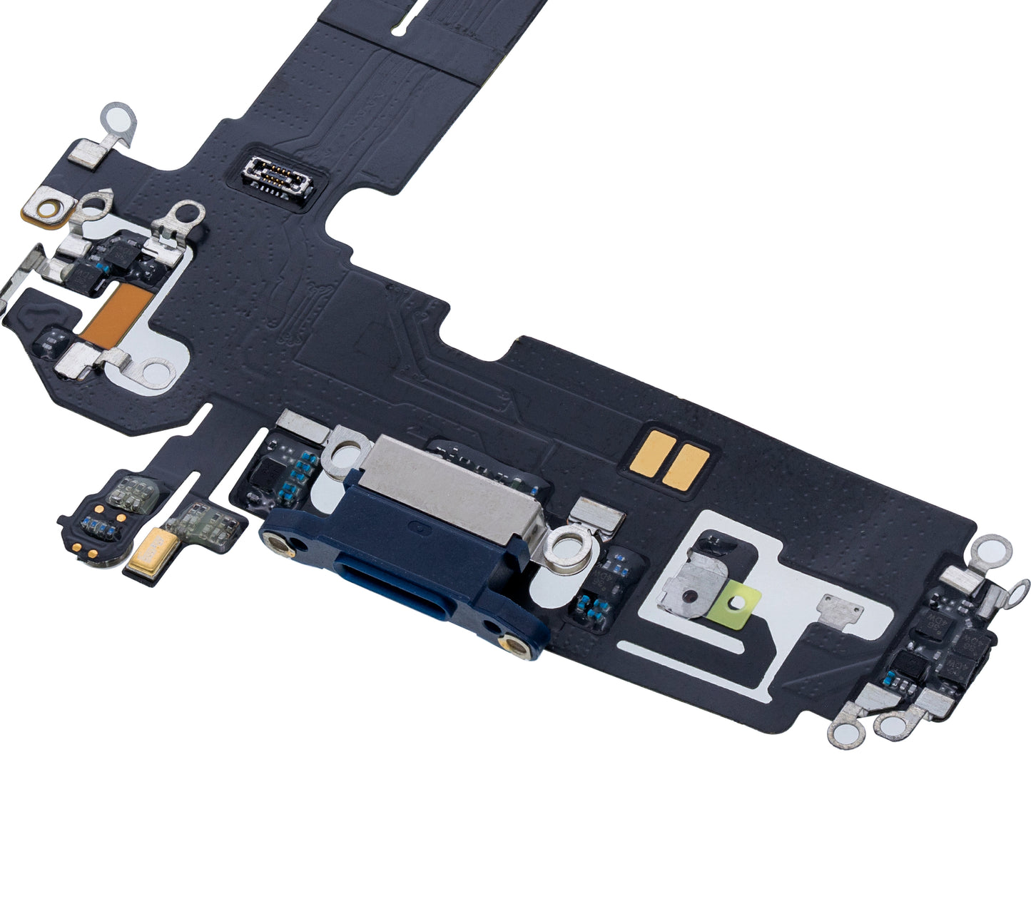 Charging Port Flex Cable For iPhone 12 / 12 Pro (Aftermarket Plus) (Pacific Blue)