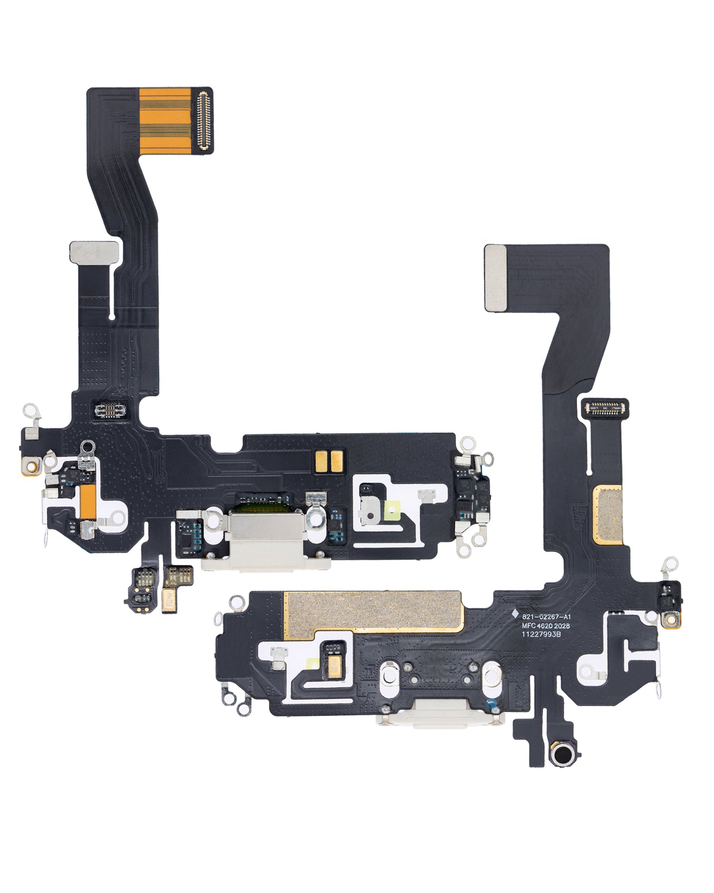 Charging Port Flex Cable For iPhone 12 / 12 Pro (Aftermarket Plus) (Silver)