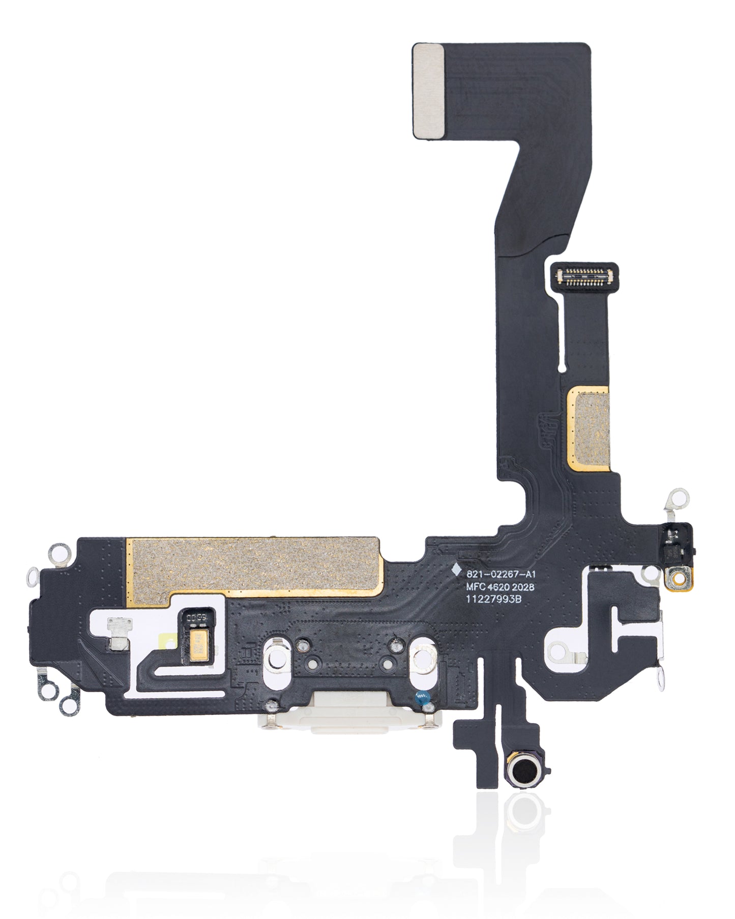 Charging Port Flex Cable For iPhone 12 / 12 Pro (Aftermarket Plus) (Silver)