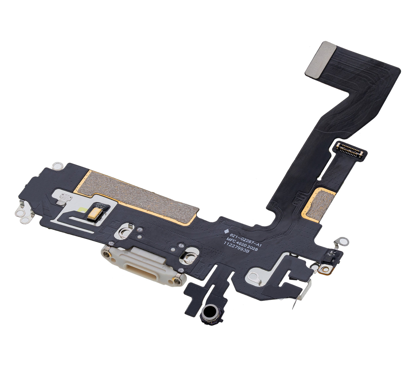 Charging Port Flex Cable For iPhone 12 / 12 Pro (Aftermarket Plus) (Silver)