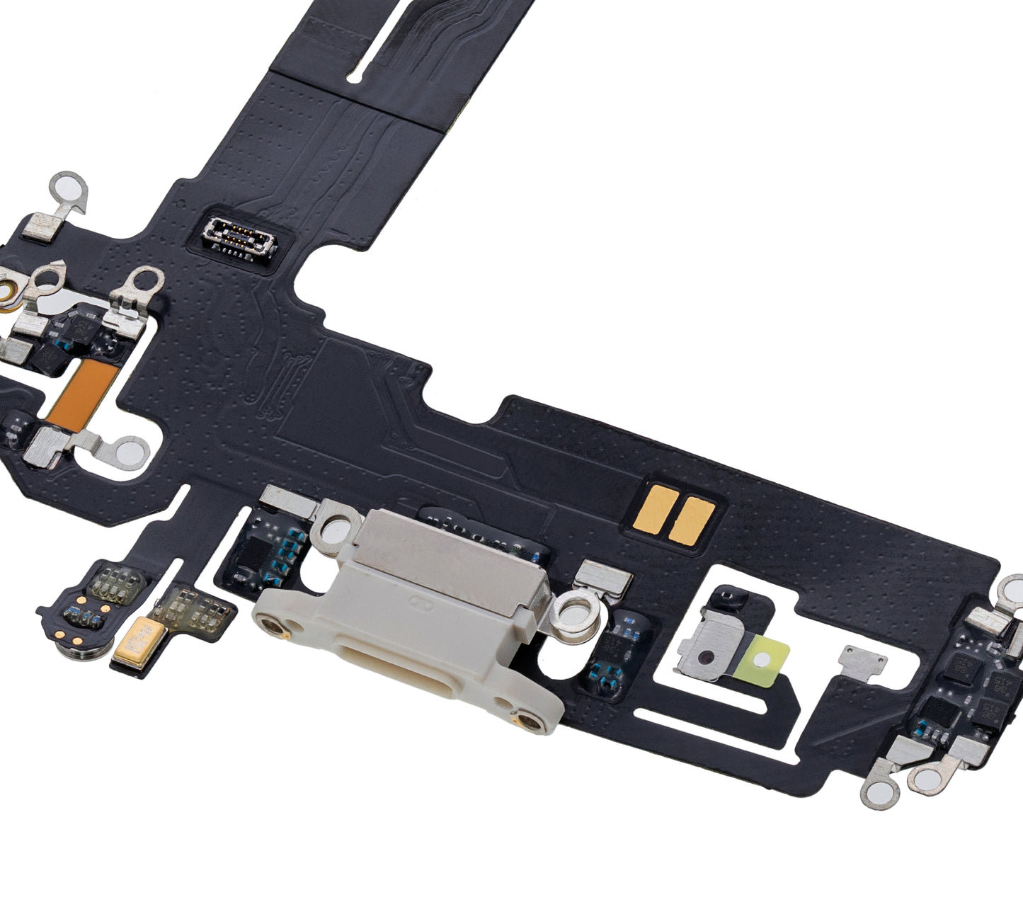 Charging Port Flex Cable For iPhone 12 / 12 Pro (Aftermarket Plus) (Silver)