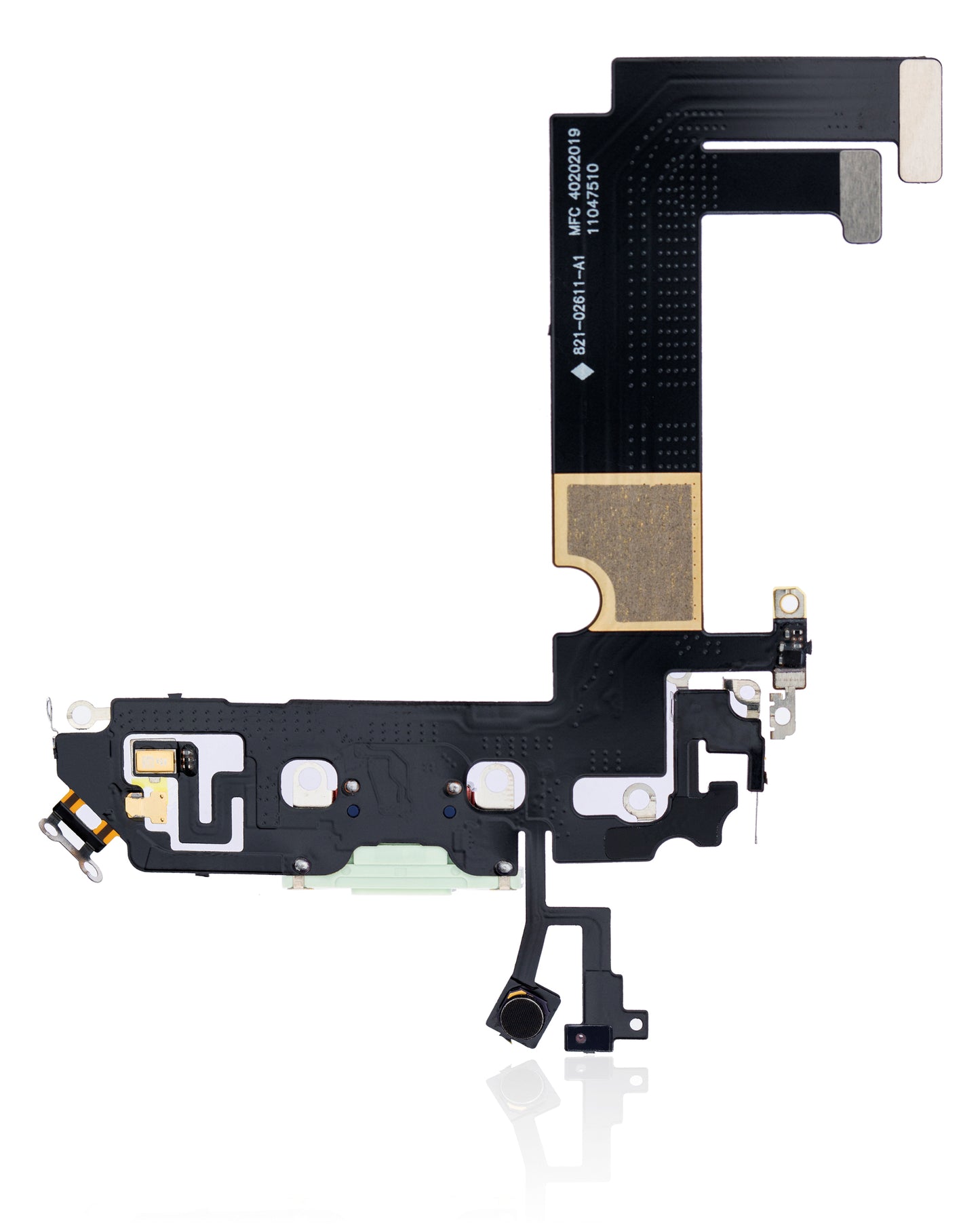 Charging Port Flex Cable For iPhone 12 Mini (Aftermarket Plus) (Green)