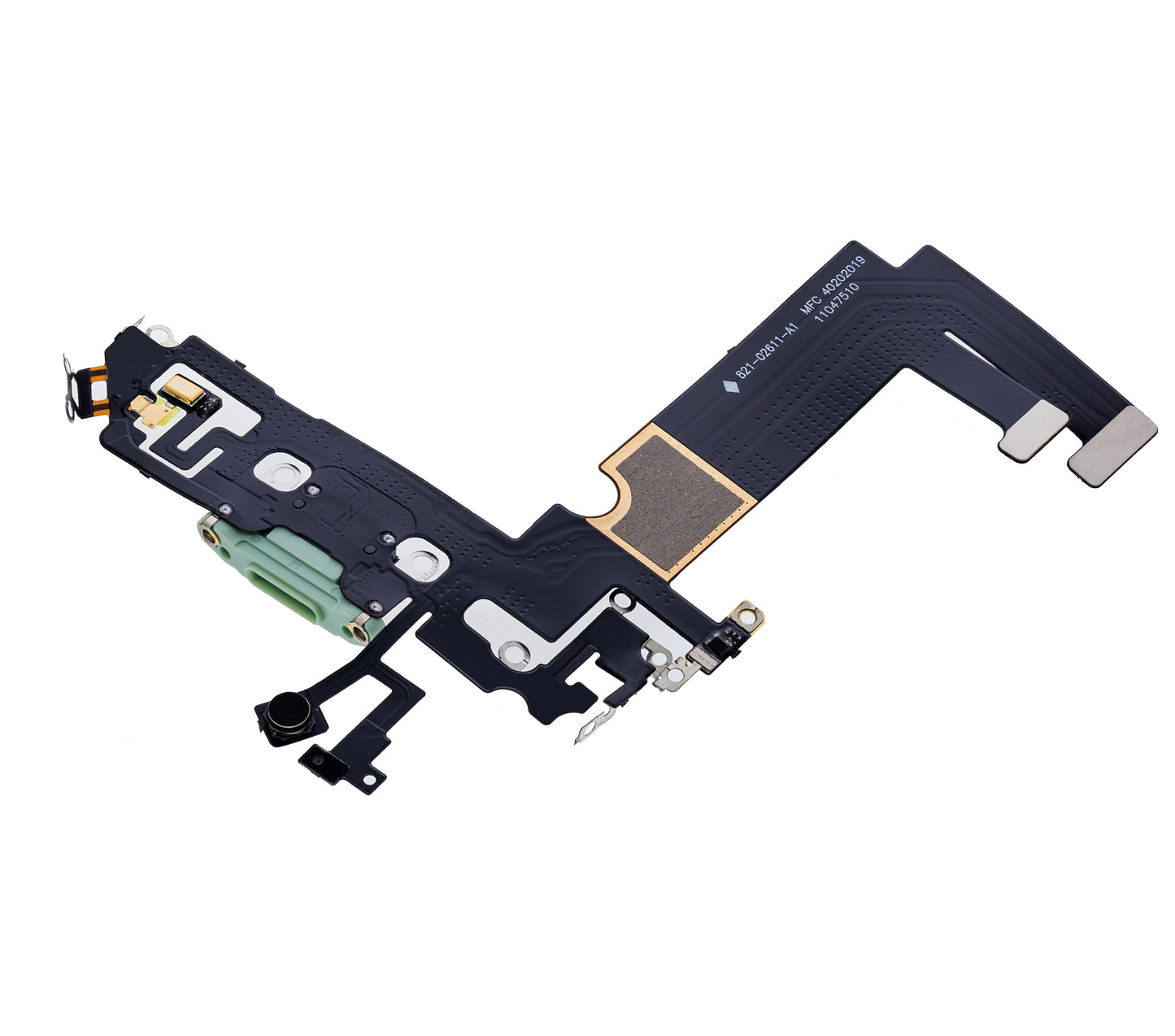 Charging Port Flex Cable For iPhone 12 Mini (Aftermarket Plus) (Green)