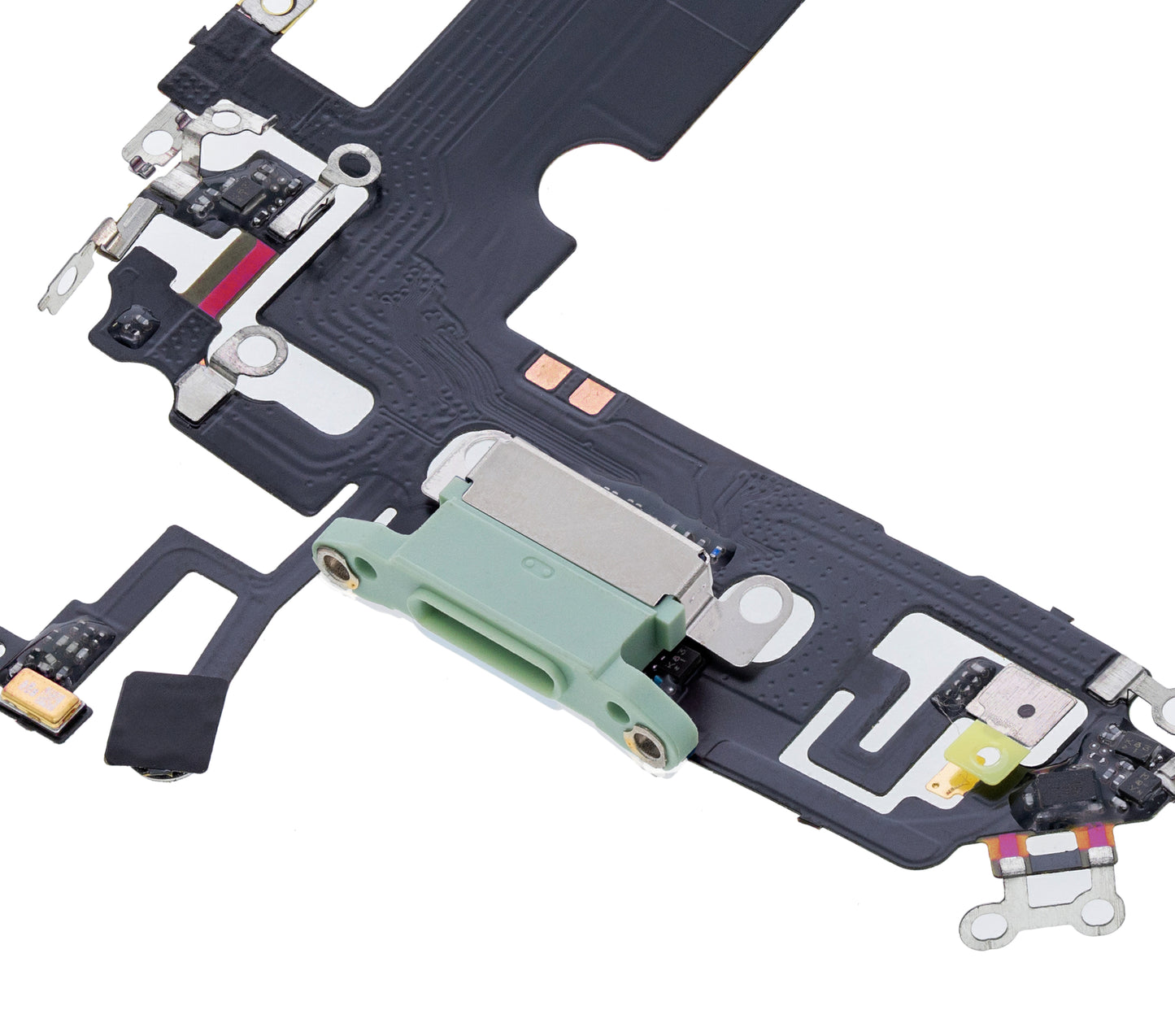 Charging Port Flex Cable For iPhone 12 Mini (Aftermarket Plus) (Green)