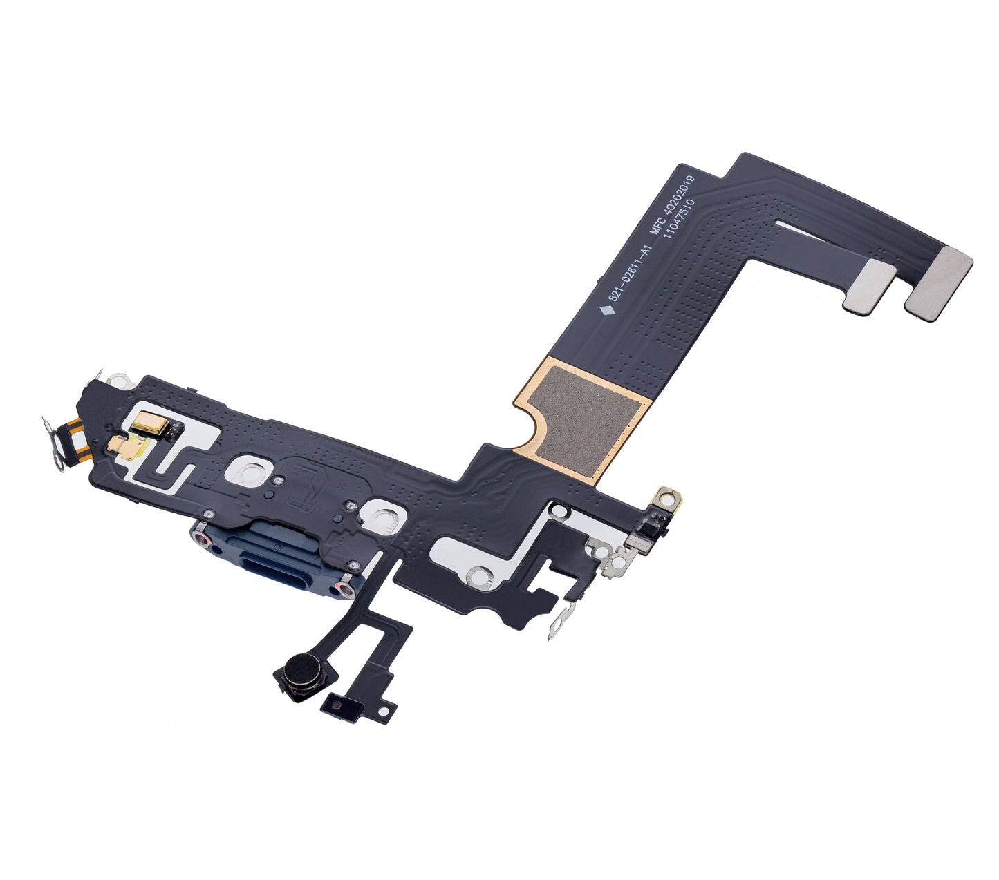 Charging Port Flex Cable For iPhone 12 Mini (Aftermarket Plus) (Blue)