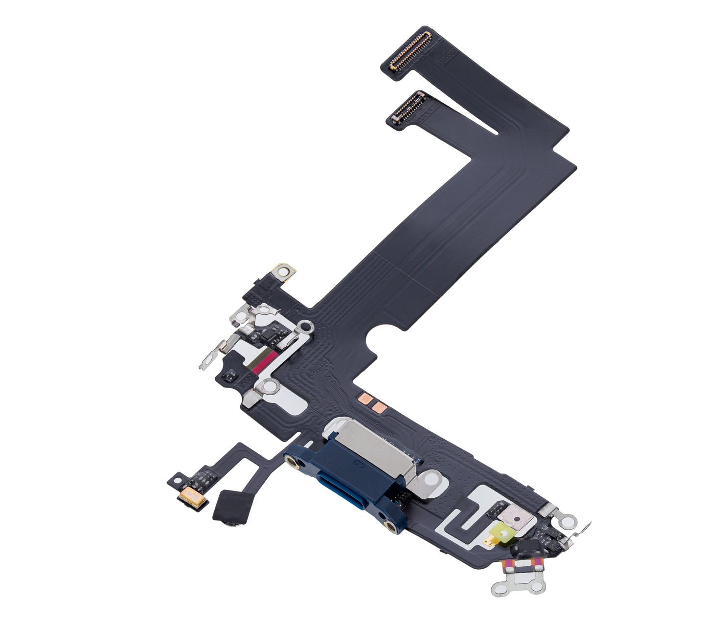 Charging Port Flex Cable For iPhone 12 Mini (Aftermarket Plus) (Blue)