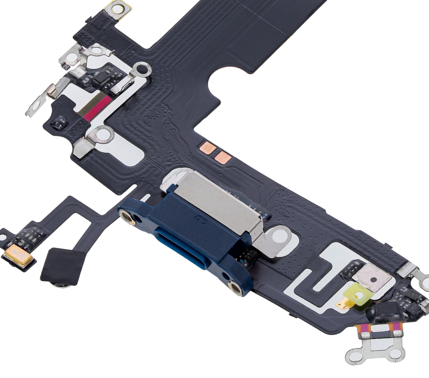 Charging Port Flex Cable For iPhone 12 Mini (Aftermarket Plus) (Blue)