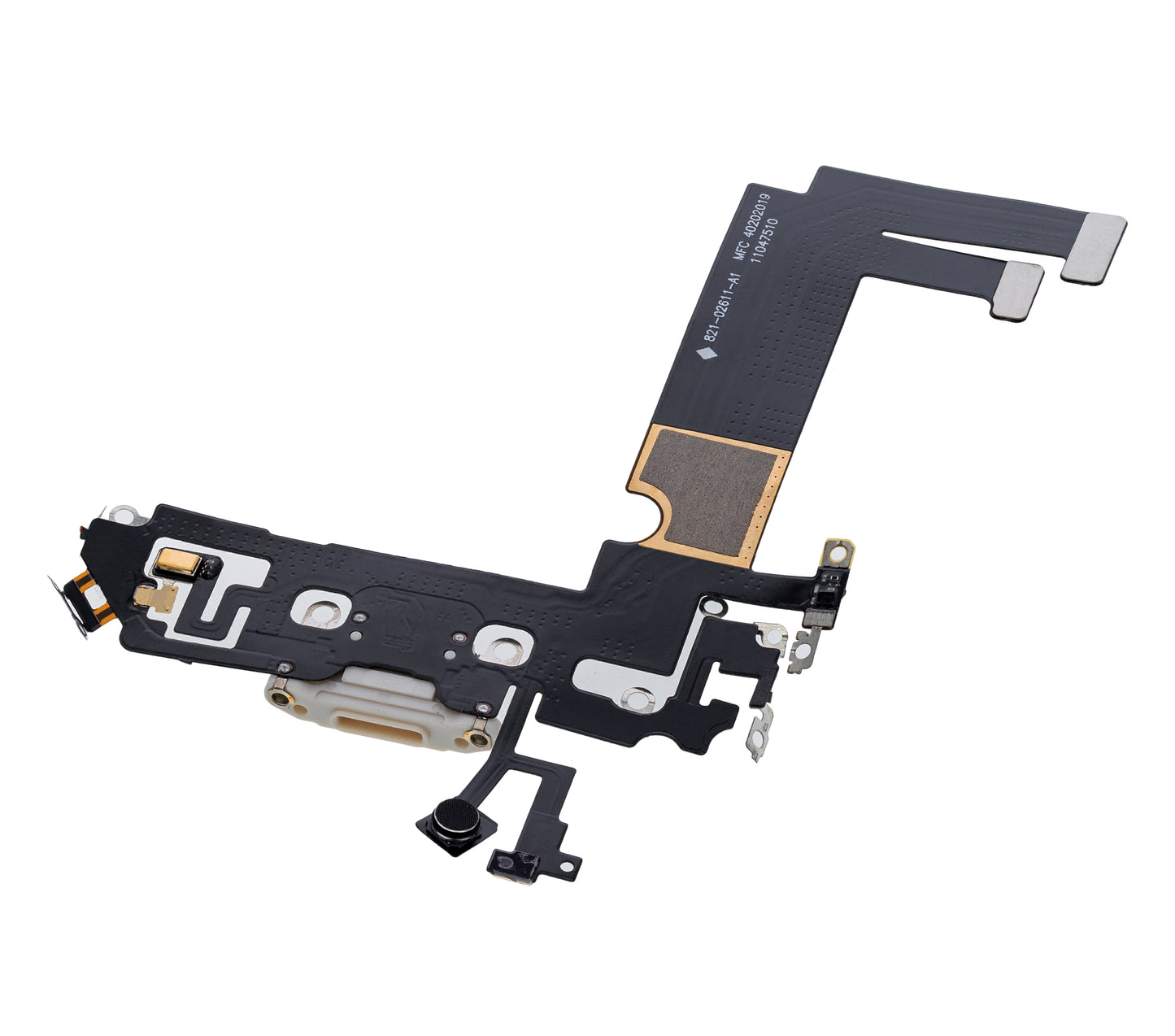 Charging Port Flex Cable For iPhone 12 Mini (Aftermarket Plus) (White)