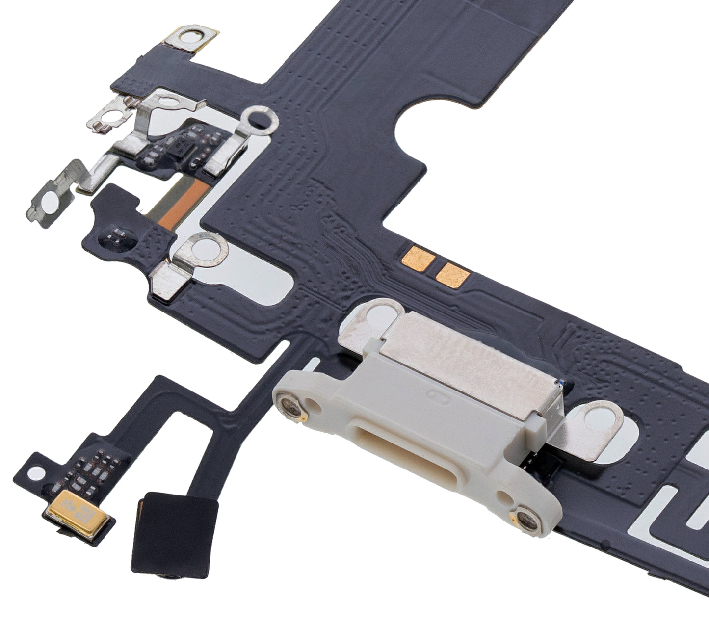 Charging Port Flex Cable For iPhone 12 Mini (Aftermarket Plus) (White)