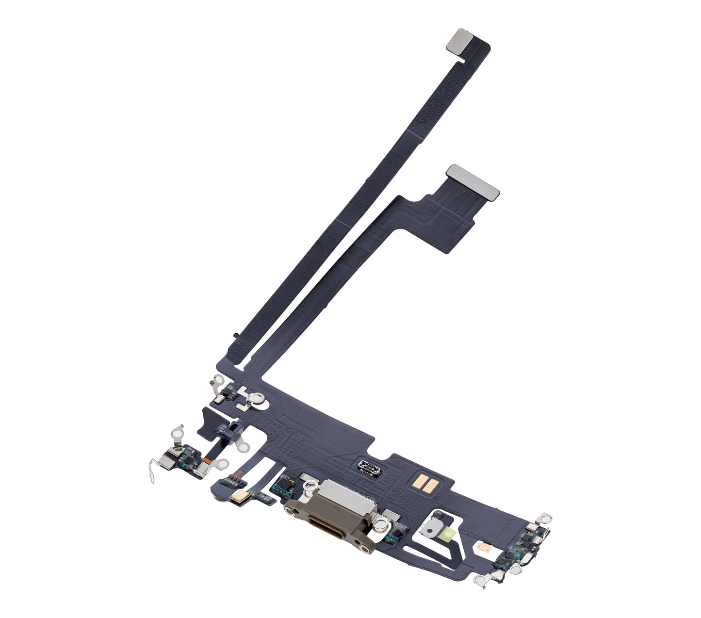 Charging Port Flex Cable For iPhone 12 Pro Max (Aftermarket Plus) (Gold)