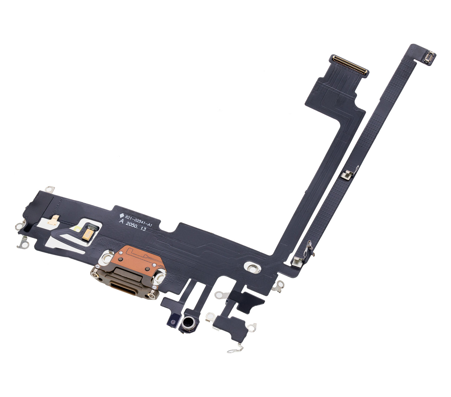 Charging Port Flex Cable For iPhone 12 Pro Max (Aftermarket Plus) (Gold)