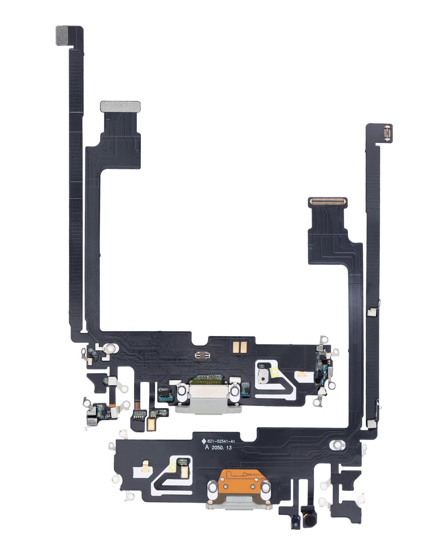 Charging Port Flex Cable For iPhone 12 Pro Max (Aftermarket Plus) (Silver)
