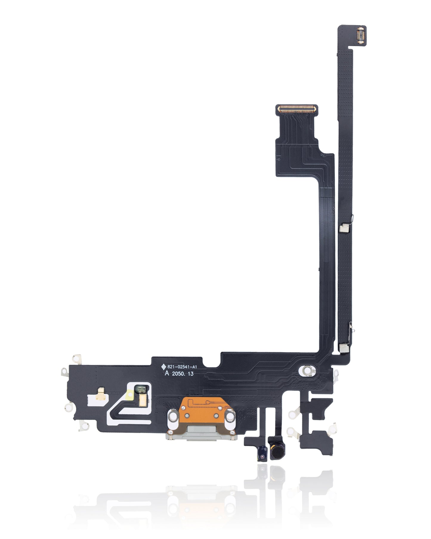 Charging Port Flex Cable For iPhone 12 Pro Max (Aftermarket Plus) (Silver)