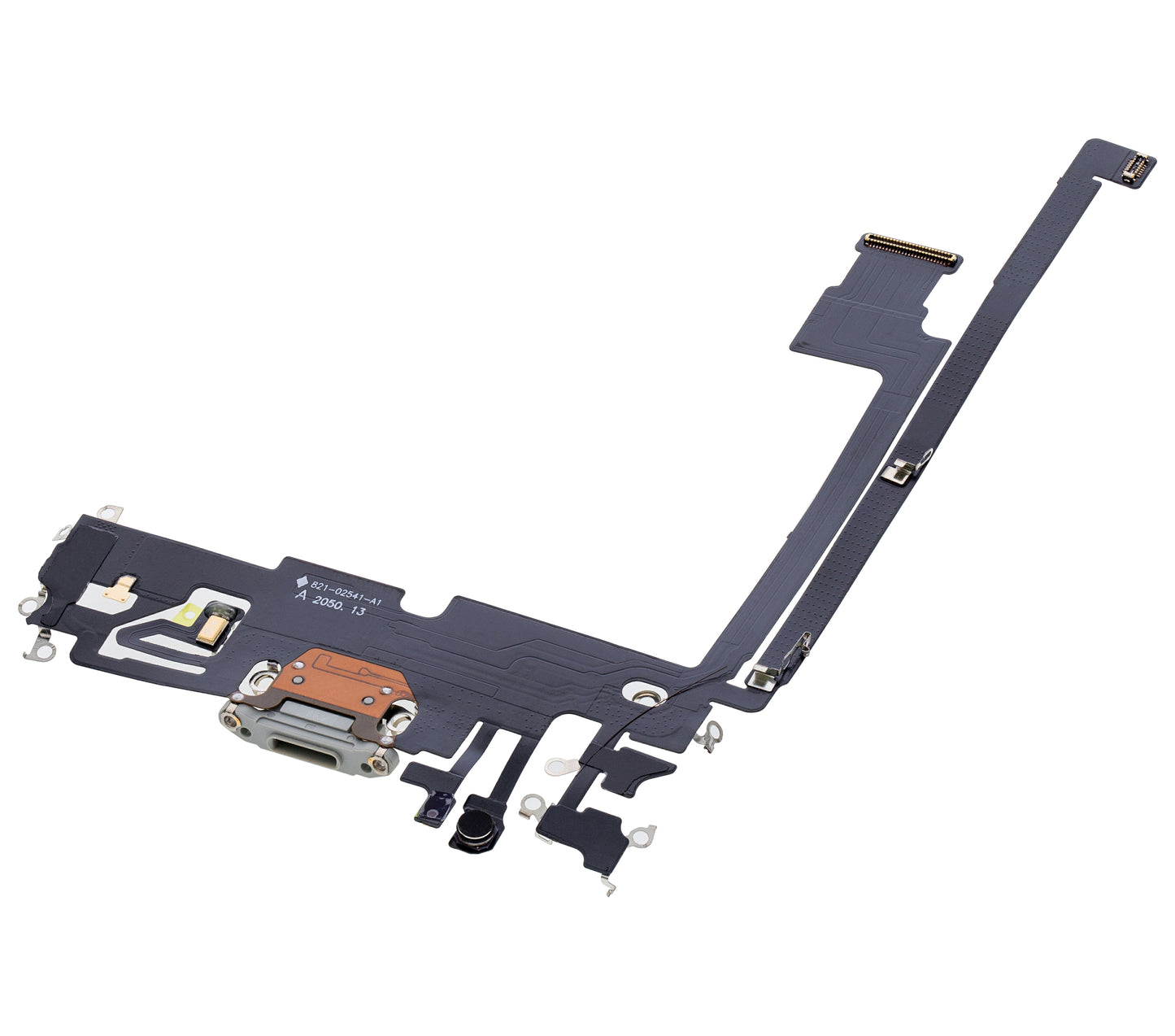 Charging Port Flex Cable For iPhone 12 Pro Max (Aftermarket Plus) (Silver)