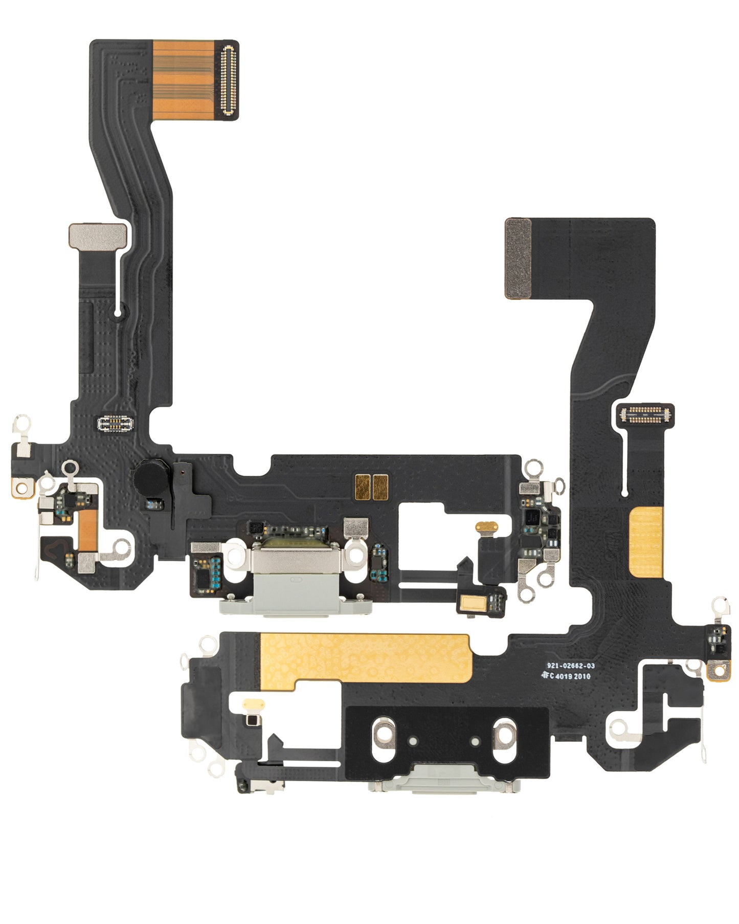Charging Port Flex Cable For iPhone 12 Pro (Used OEM Pull) (Silver)