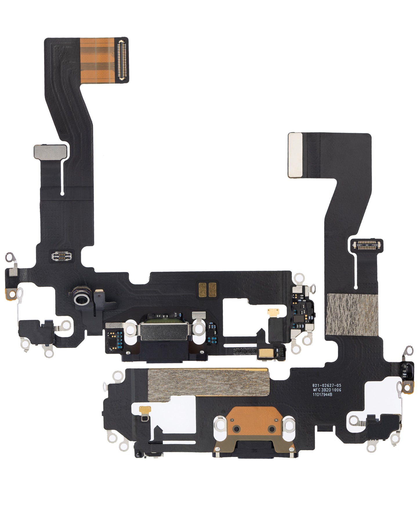 Charging Port Flex Cable For iPhone 12 / 12 Pro (Used OEM Pull) (Graphite)