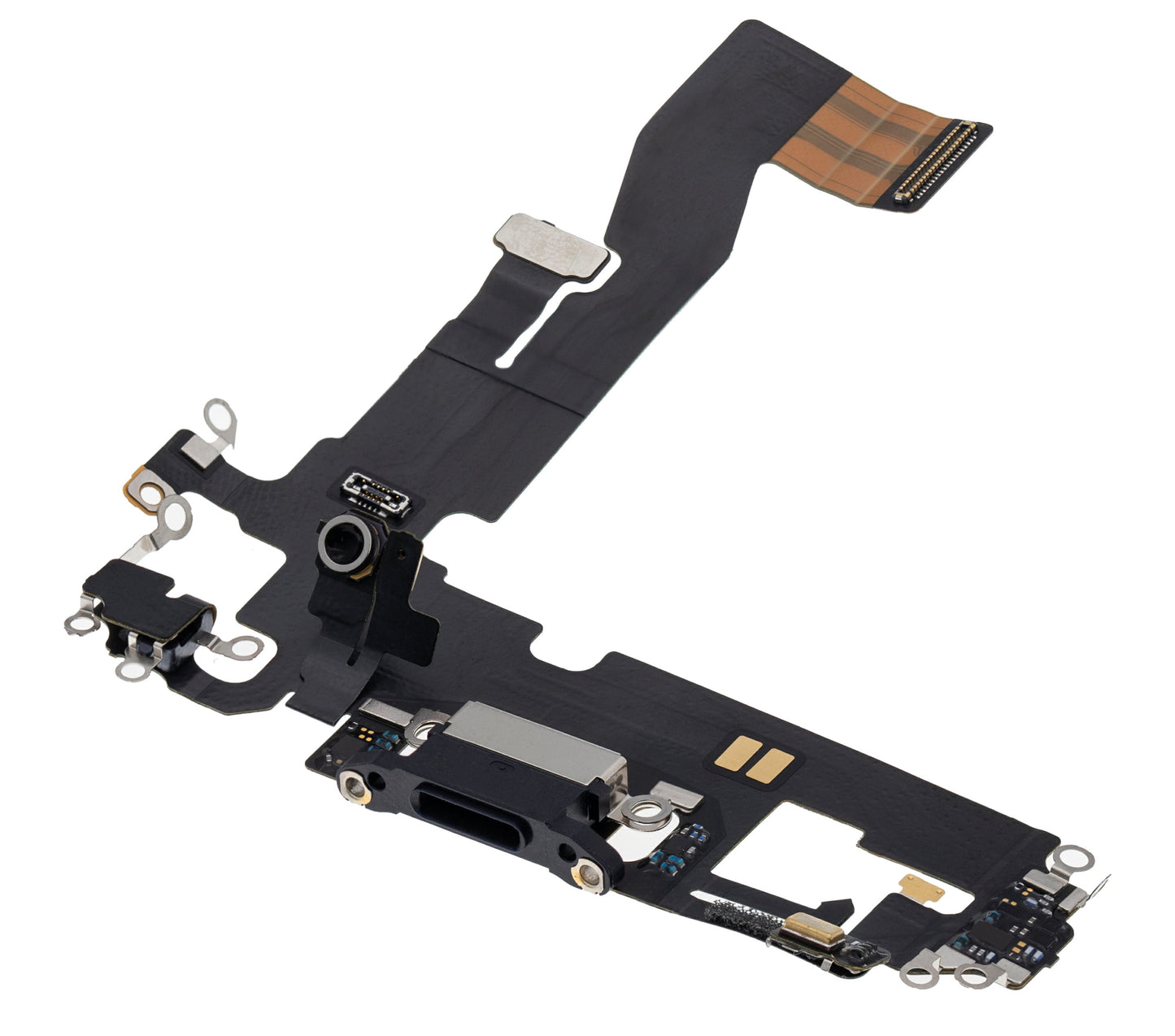 Charging Port Flex Cable For iPhone 12 / 12 Pro (Used OEM Pull) (Graphite)