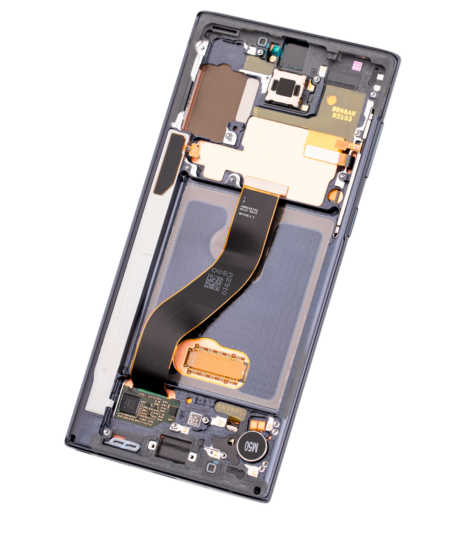 OLED Assembly With Frame For Samsung Galaxy Note 10 (Refurbished) (Aura Black)