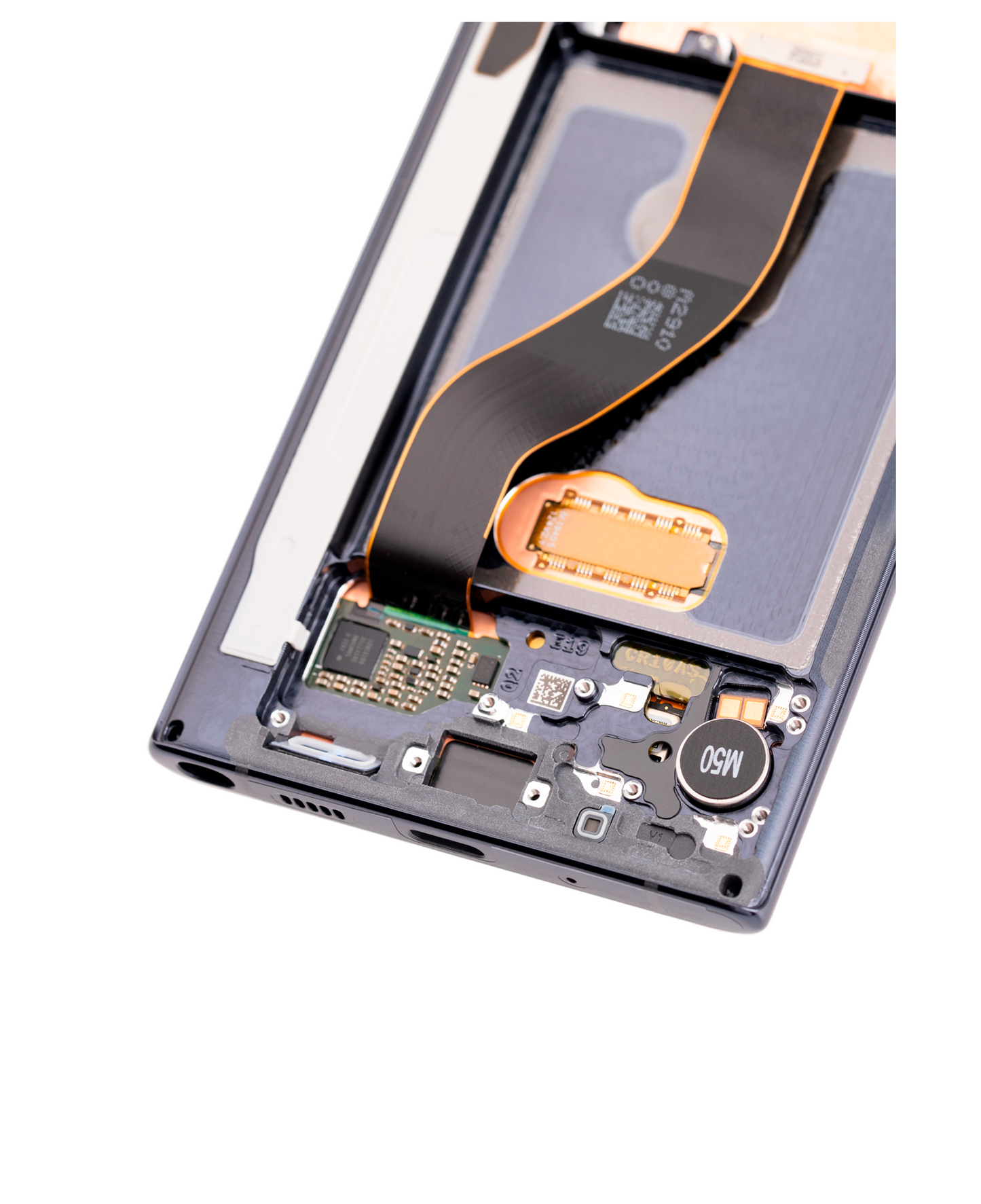 OLED Assembly With Frame For Samsung Galaxy Note 10 (Refurbished) (Aura Black)