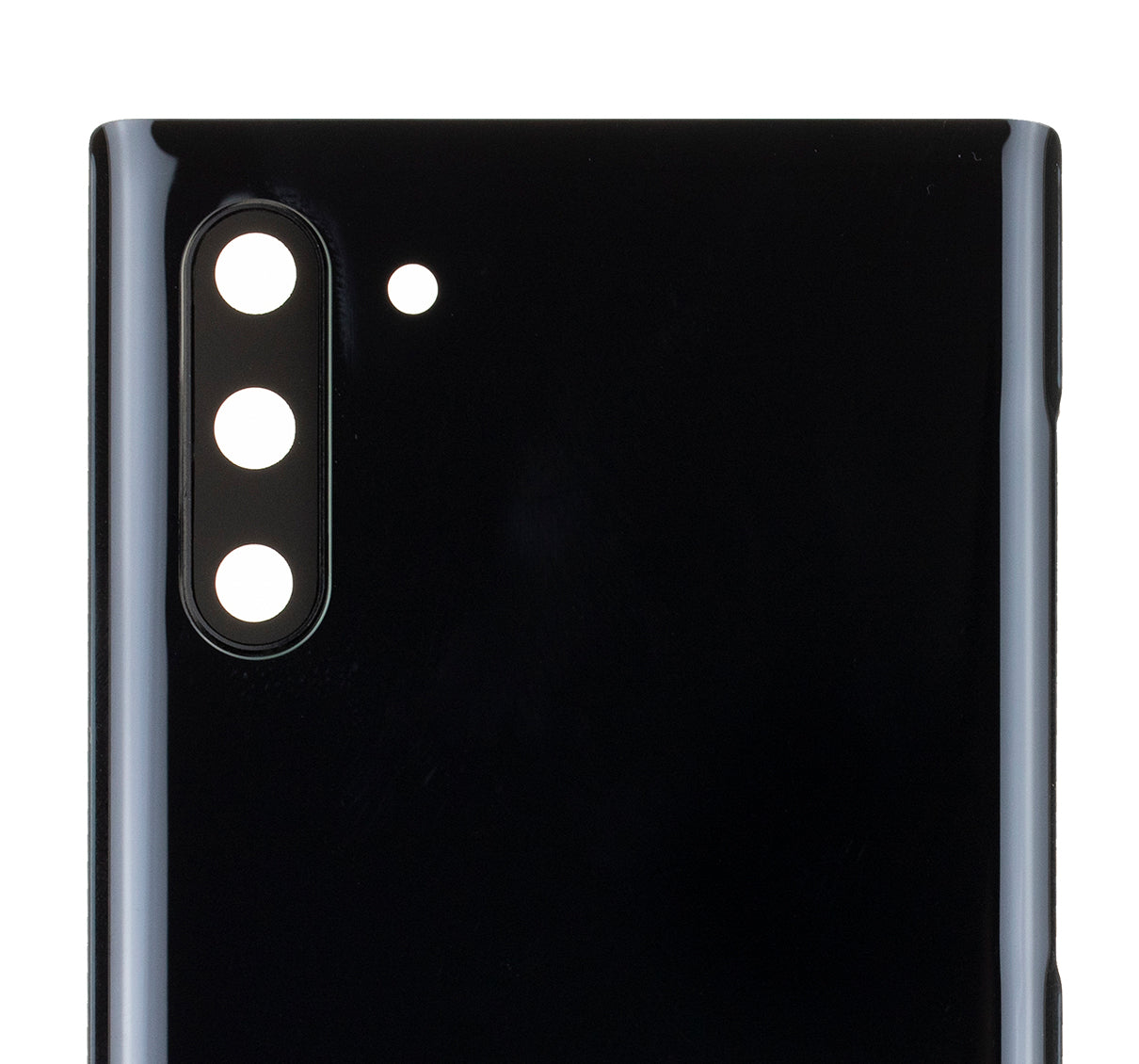 Back Cover Glass With Camera Lens For Samsung Galaxy Note 10 (No Logo) (Aftermarket Plus) (Aura Black)