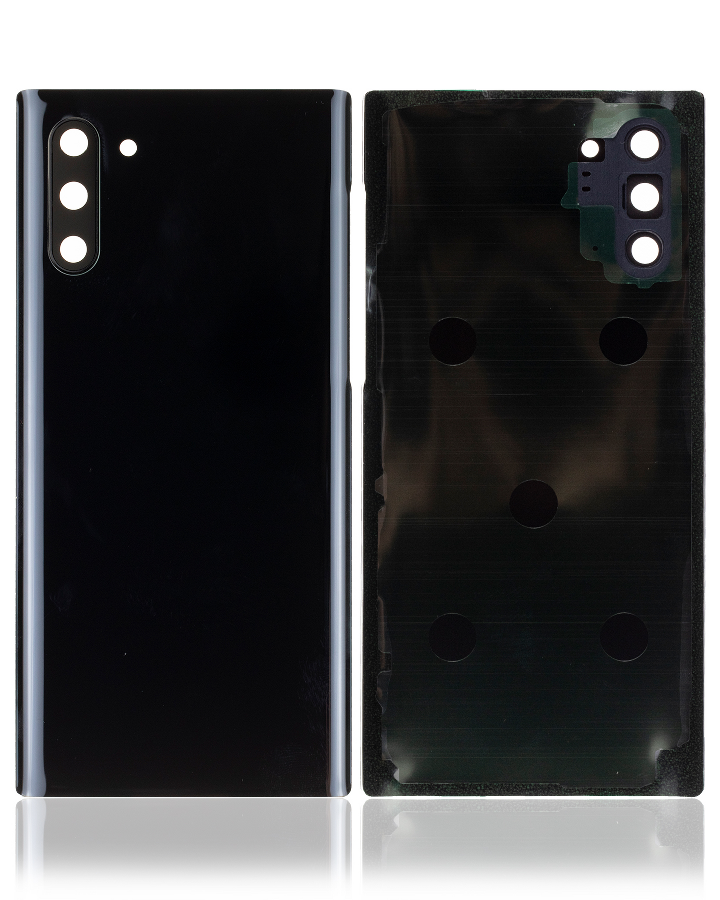 Back Cover Glass With Camera Lens For Samsung Galaxy Note 10 (Service Pack) (Aura Black)