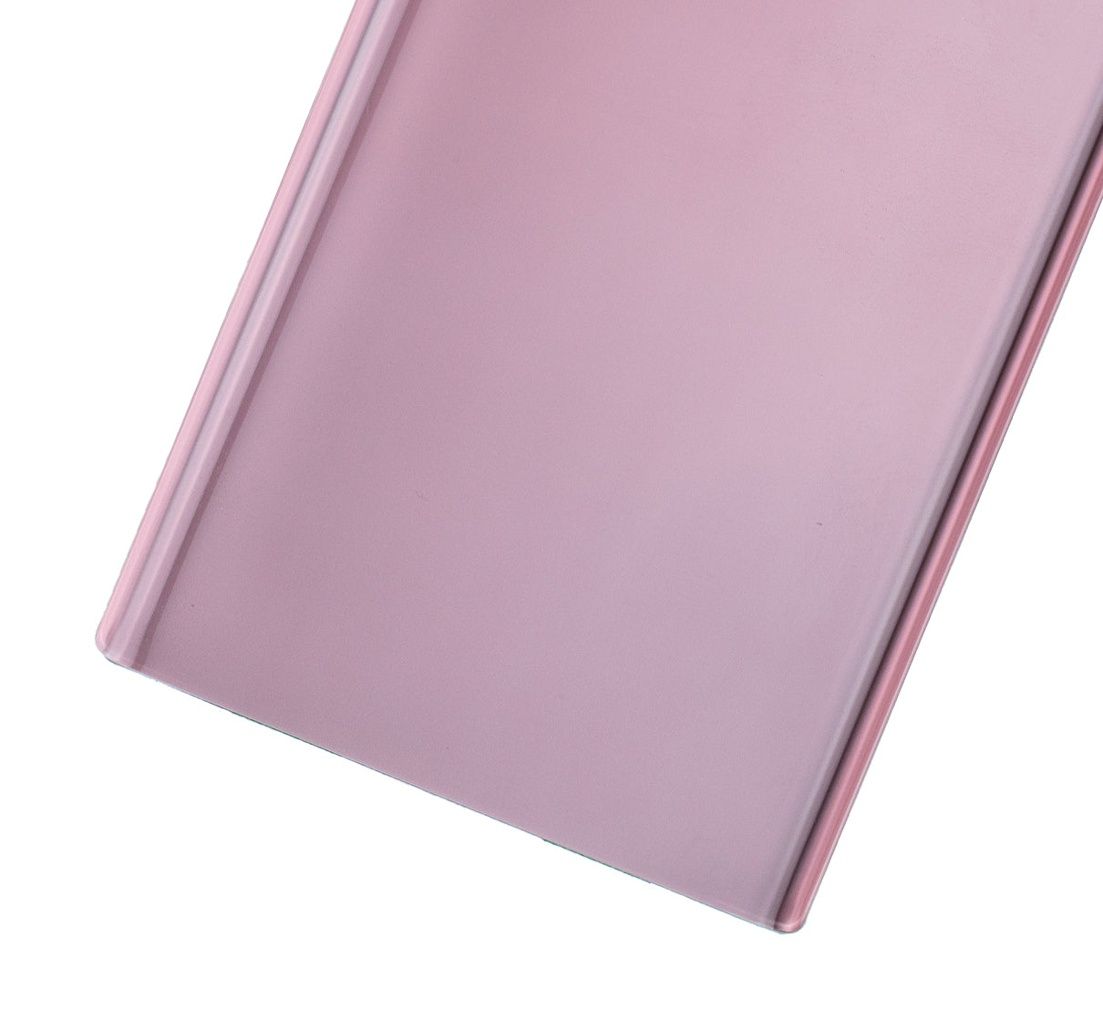Back Cover Glass With Camera Lens For Samsung Galaxy Note 10 (No Logo) (Aftermarket Plus) (Aura Pink)