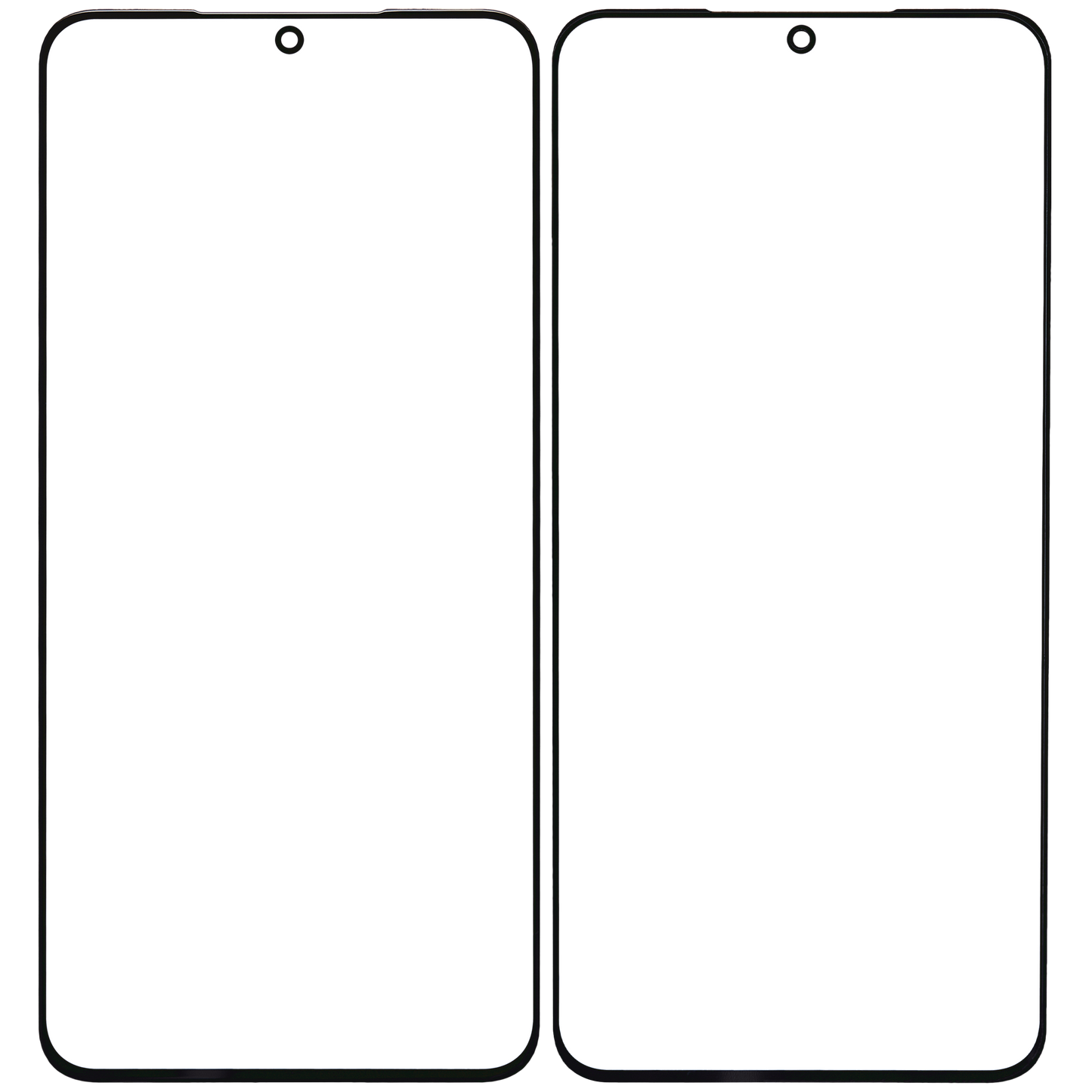 2 in 1 Front Glass With OCA Pre-Installed For Samsung Galaxy S21 Plus