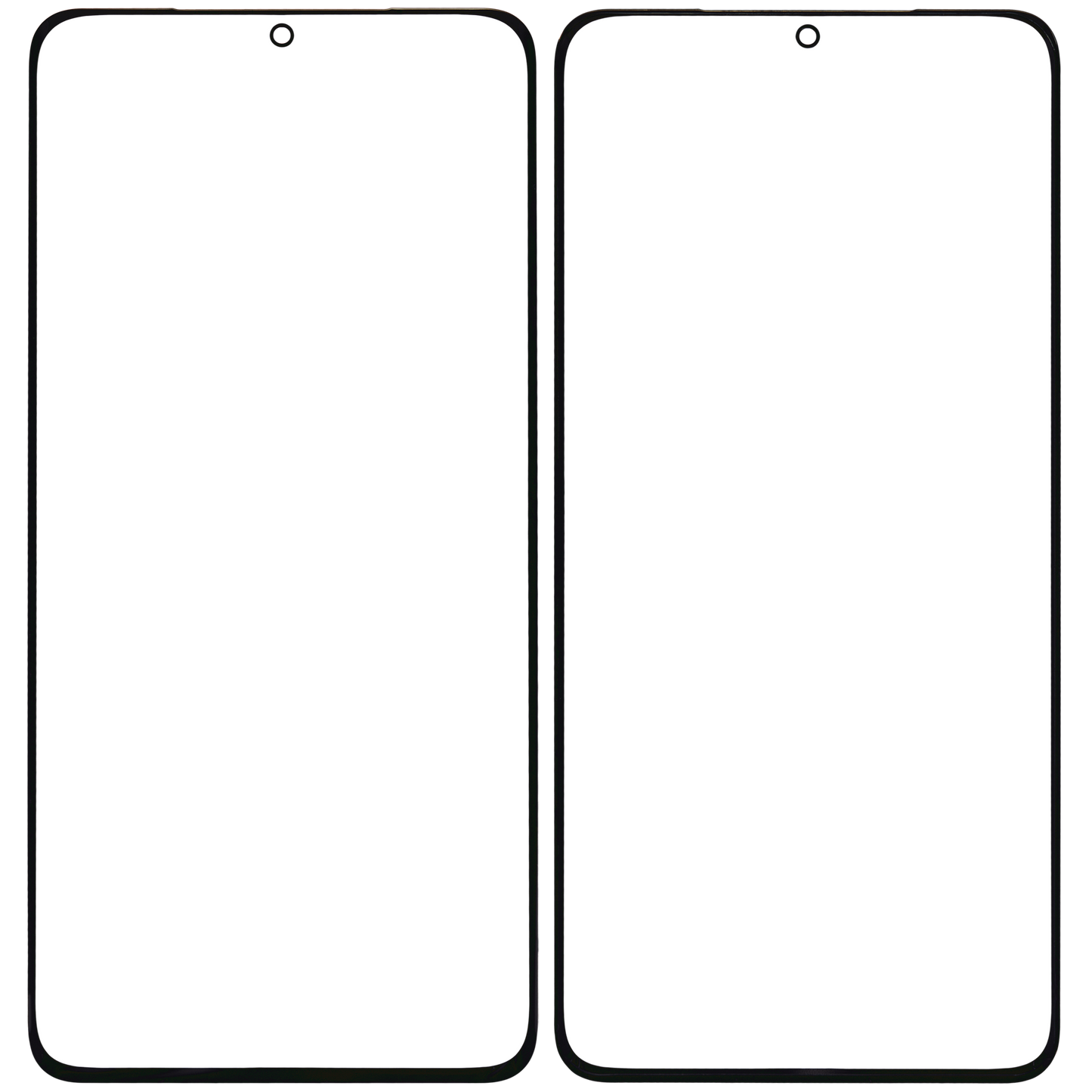 2 in 1 Front Glass With OCA Pre-Installed For Samsung Galaxy S21 Ultra