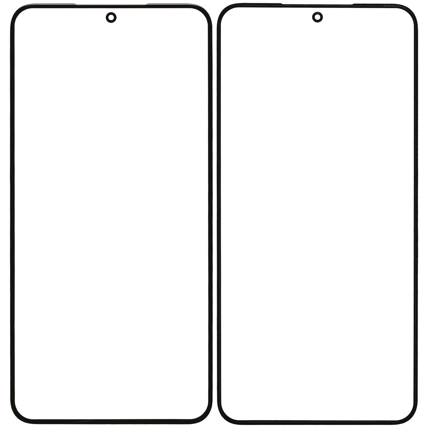 2 in 1 Front Glass With OCA Pre-Installed For Samsung Galaxy S22 5G