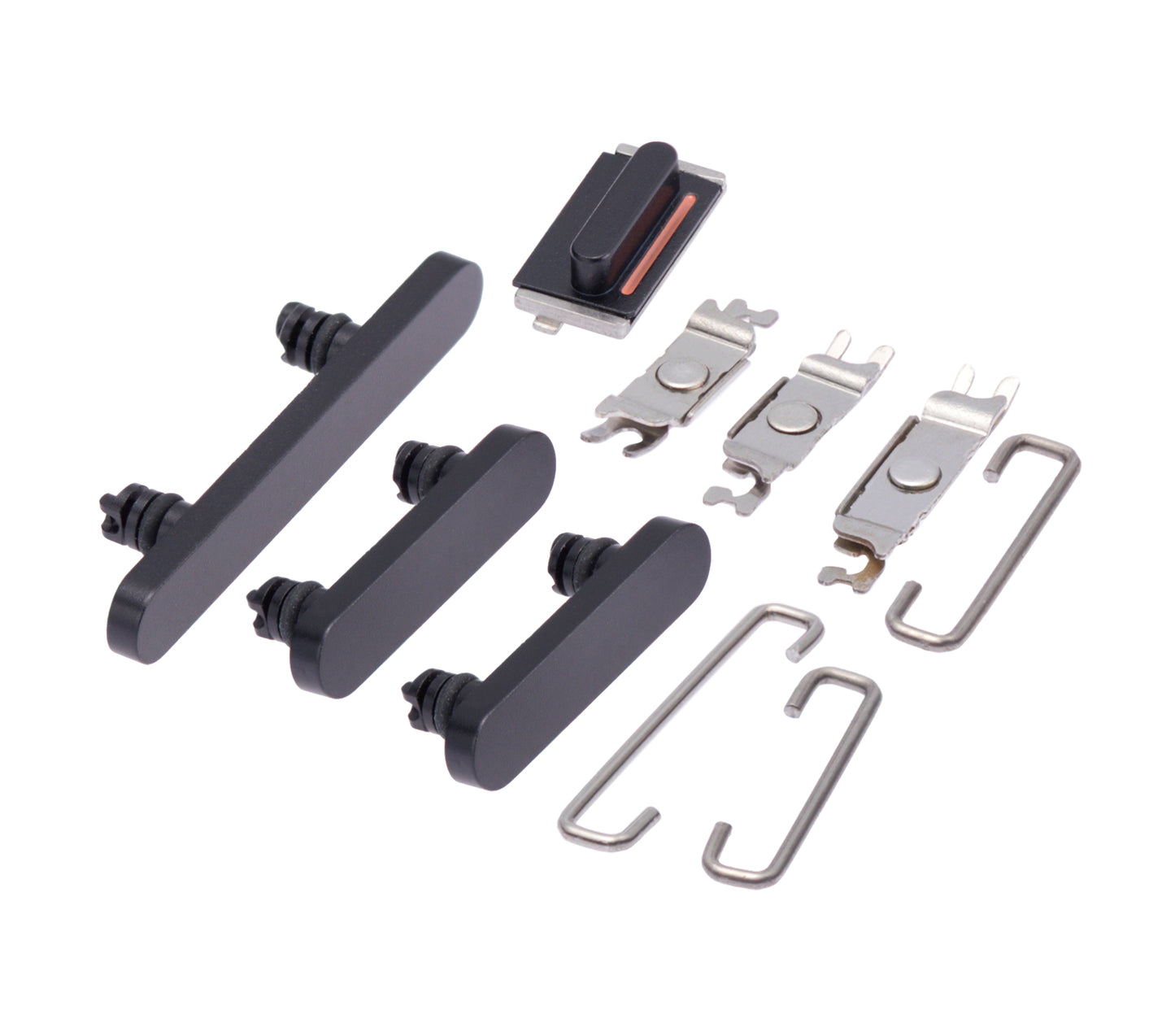 Hard Buttons (Power / Volume / Switch) For iPhone 12 Mini (Black)