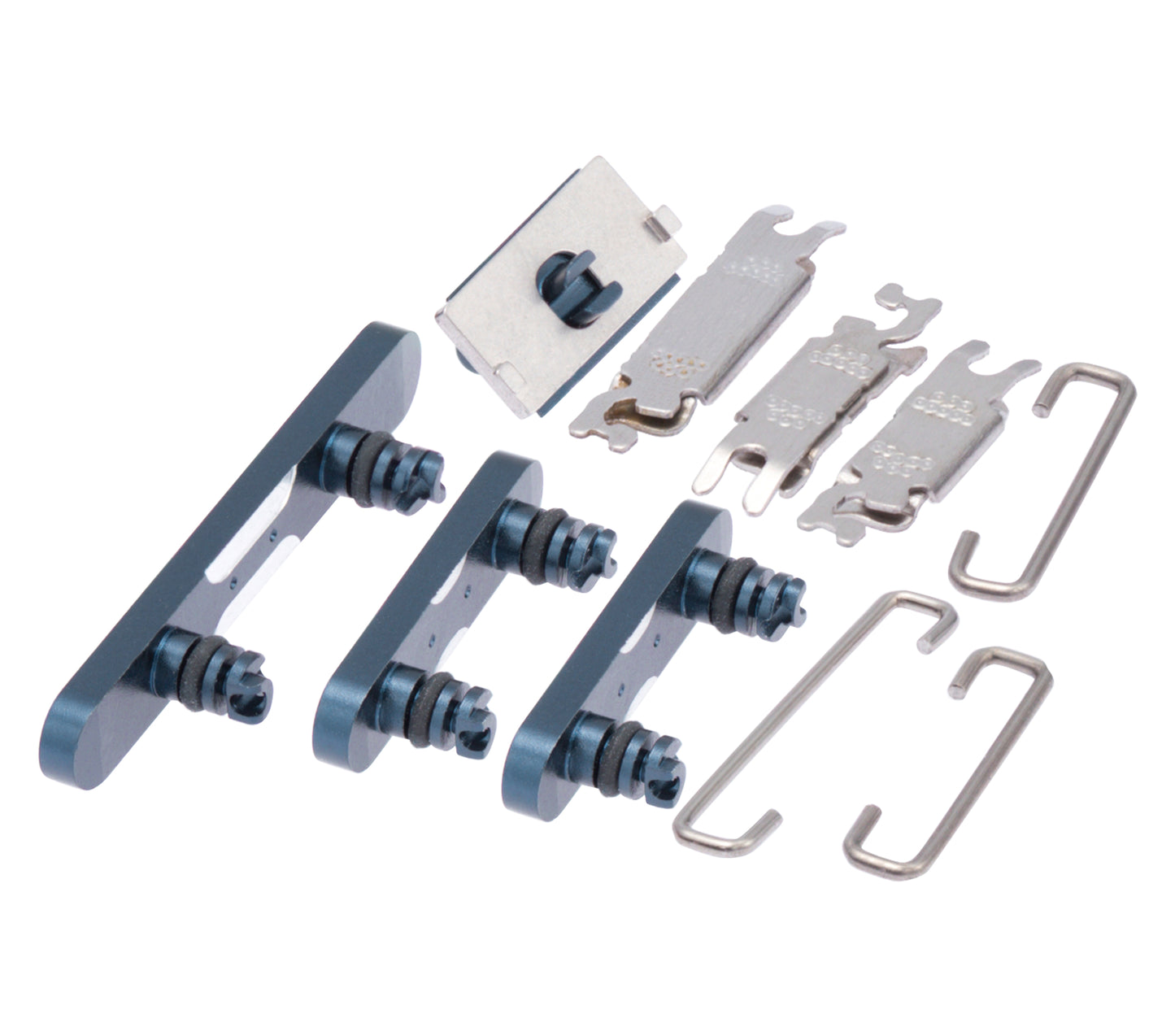Hard Buttons (Power / Volume / Switch) For iPhone 12 Mini (Blue)