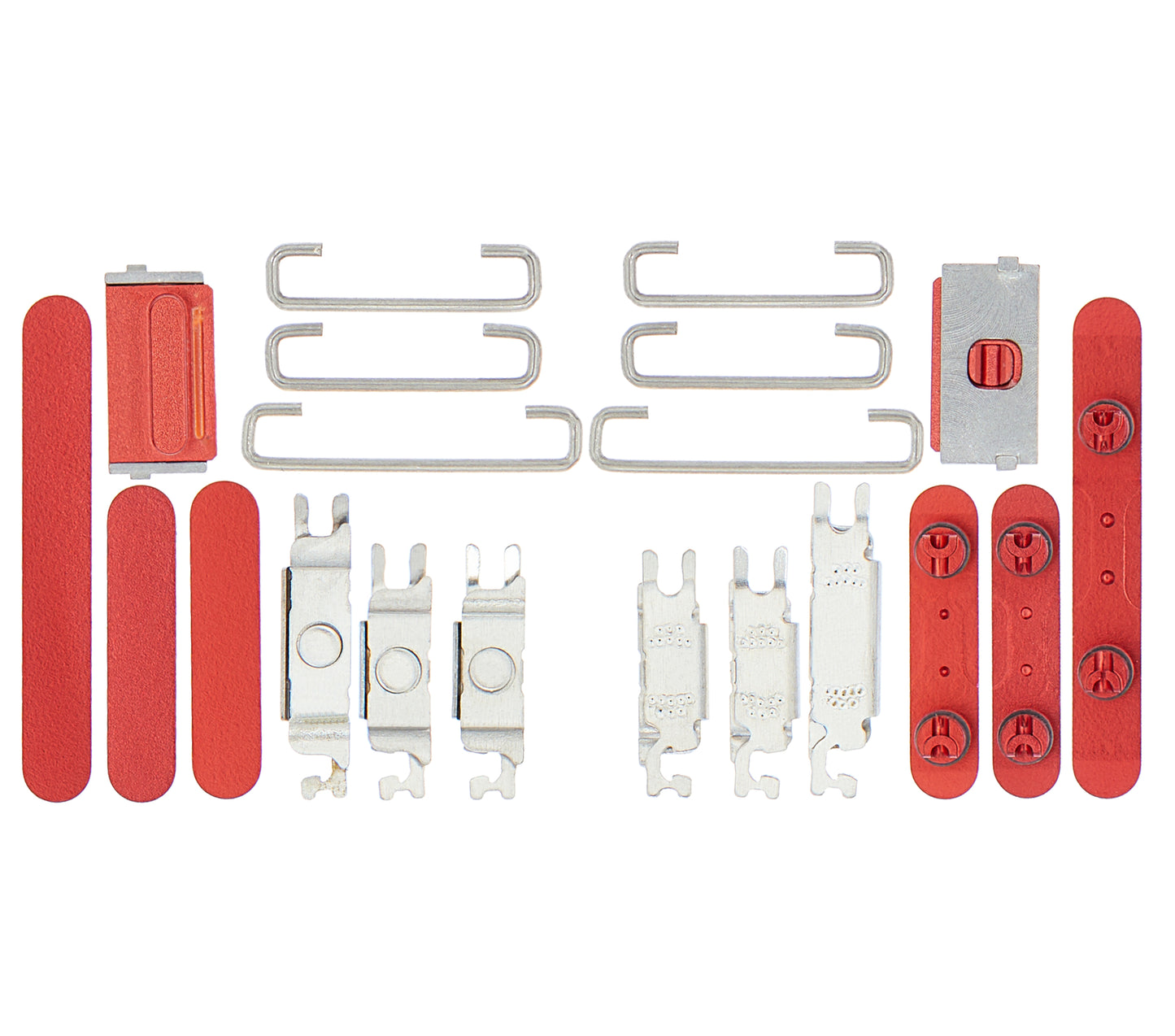 Hard Buttons (Power / Volume / Switch) For iPhone 12 Mini (Red)