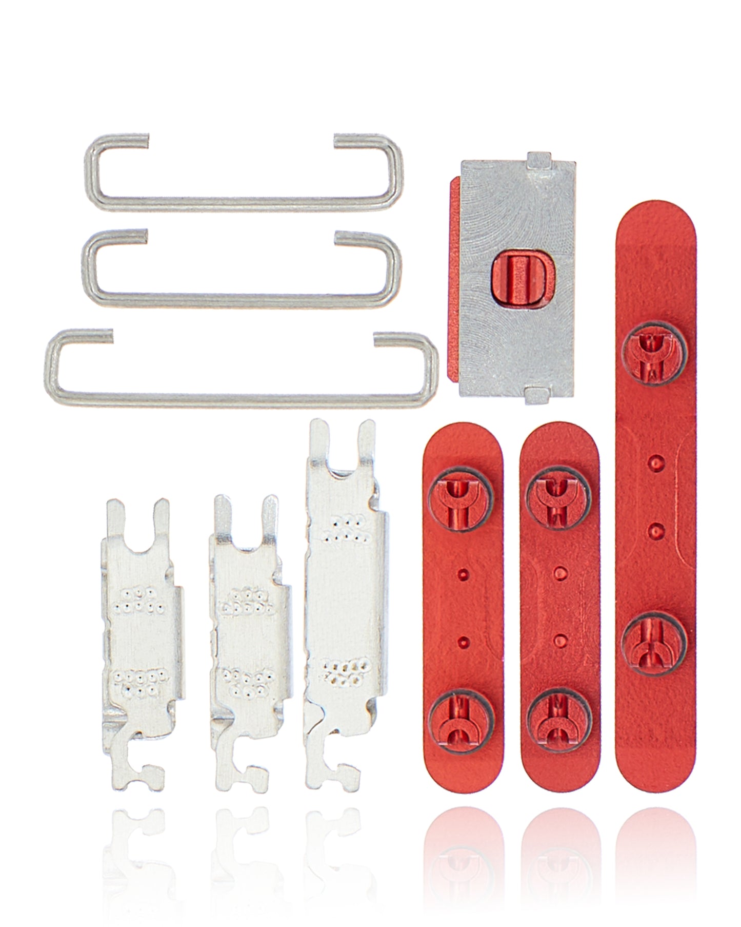 Hard Buttons (Power / Volume / Switch) For iPhone 12 Mini (Red)