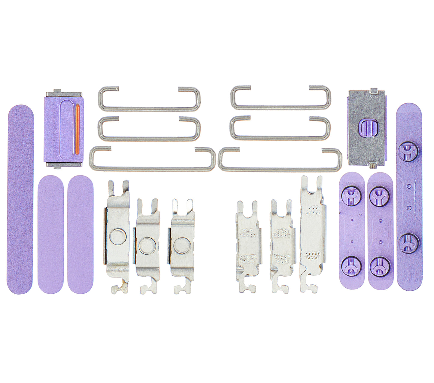 Hard Buttons (Power / Volume / Switch) For iPhone 12 Mini (Purple)